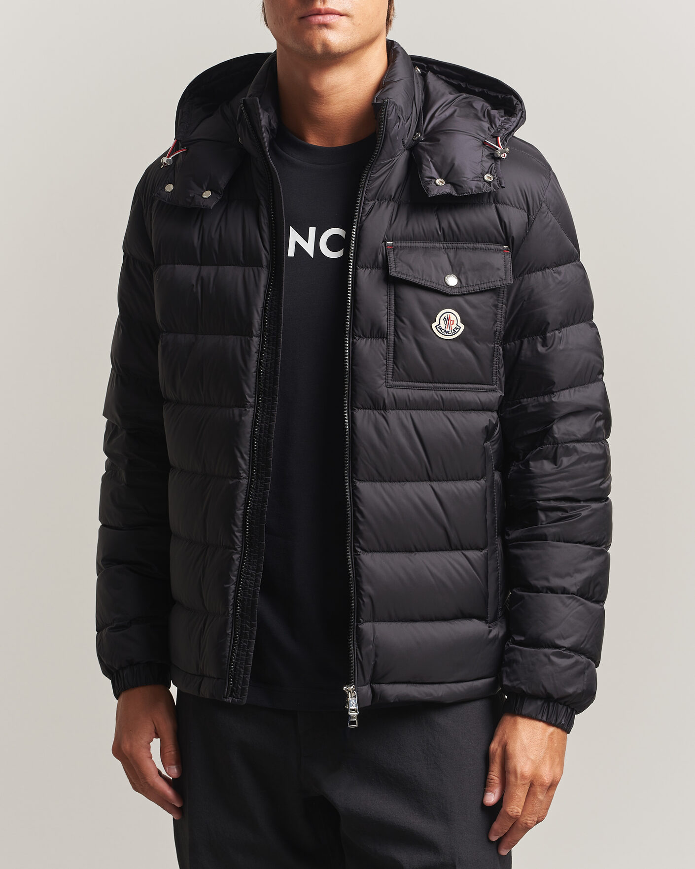 Men | Coats & Jackets | Moncler | Verith Hooded Down Jacket Black