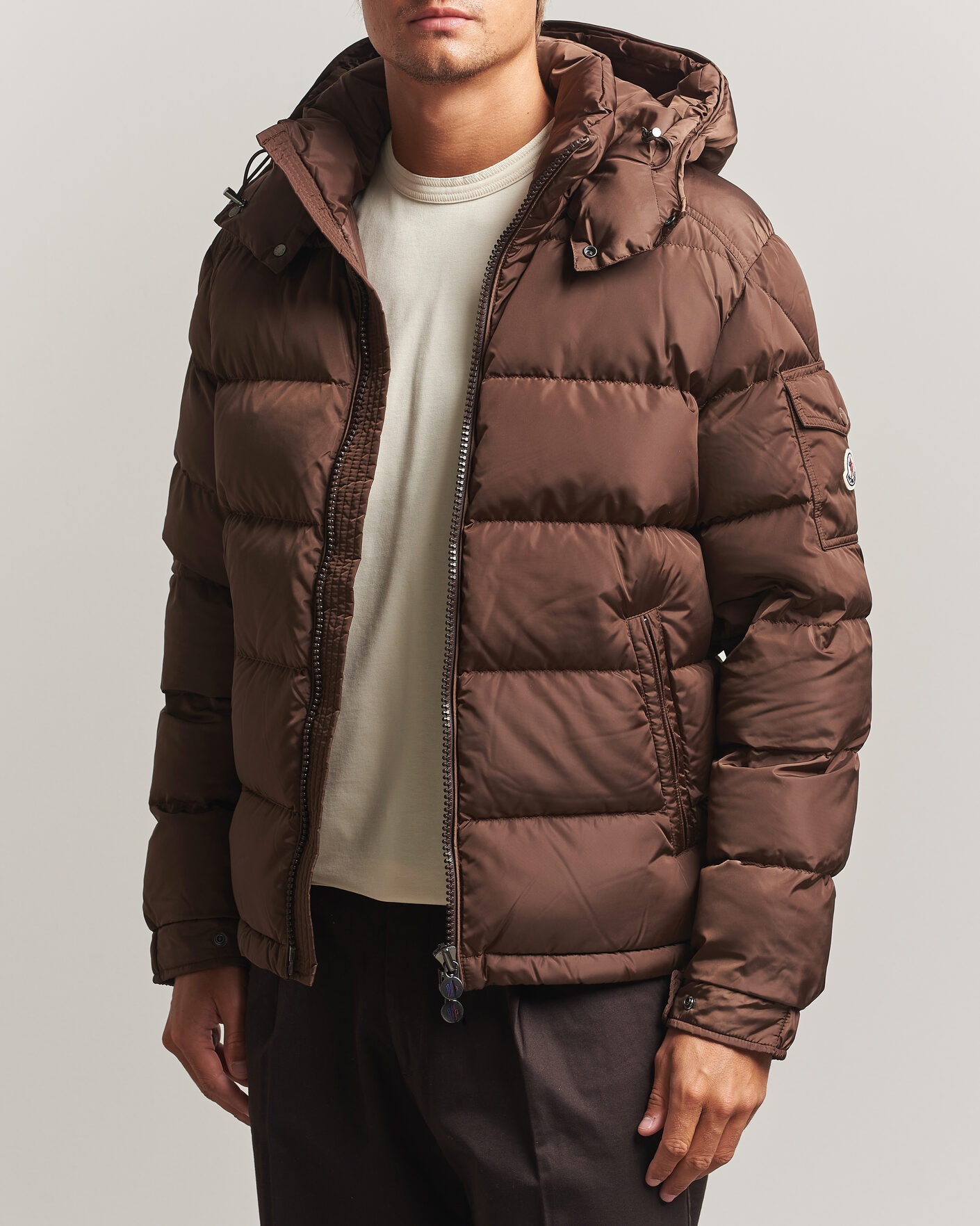 Men | Coats & Jackets | Moncler | Maya Jacket Matte Brown