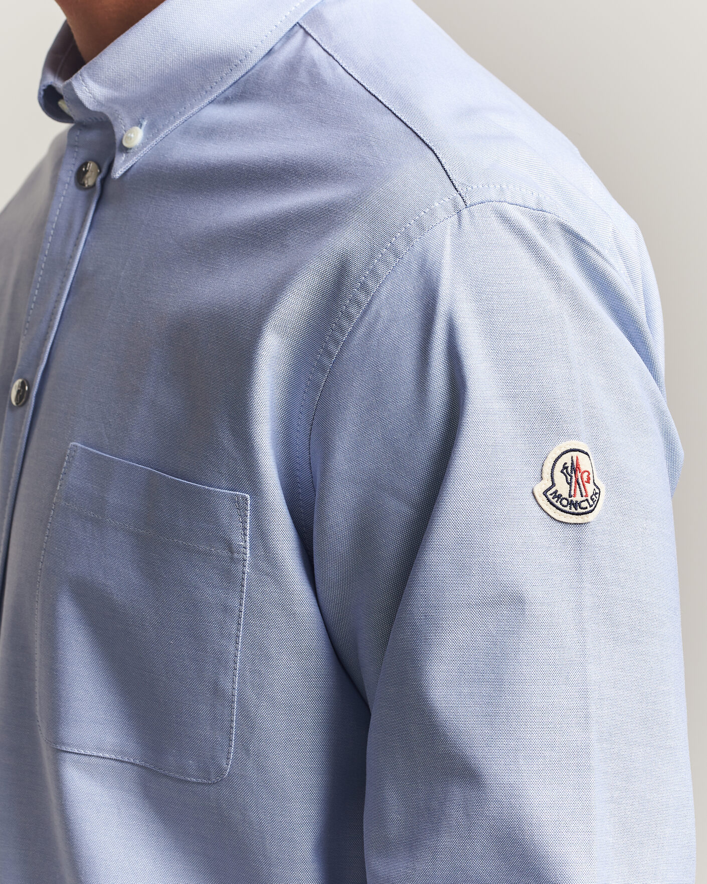 Men | Shirts | Moncler | Popeline Shirt Light Blue