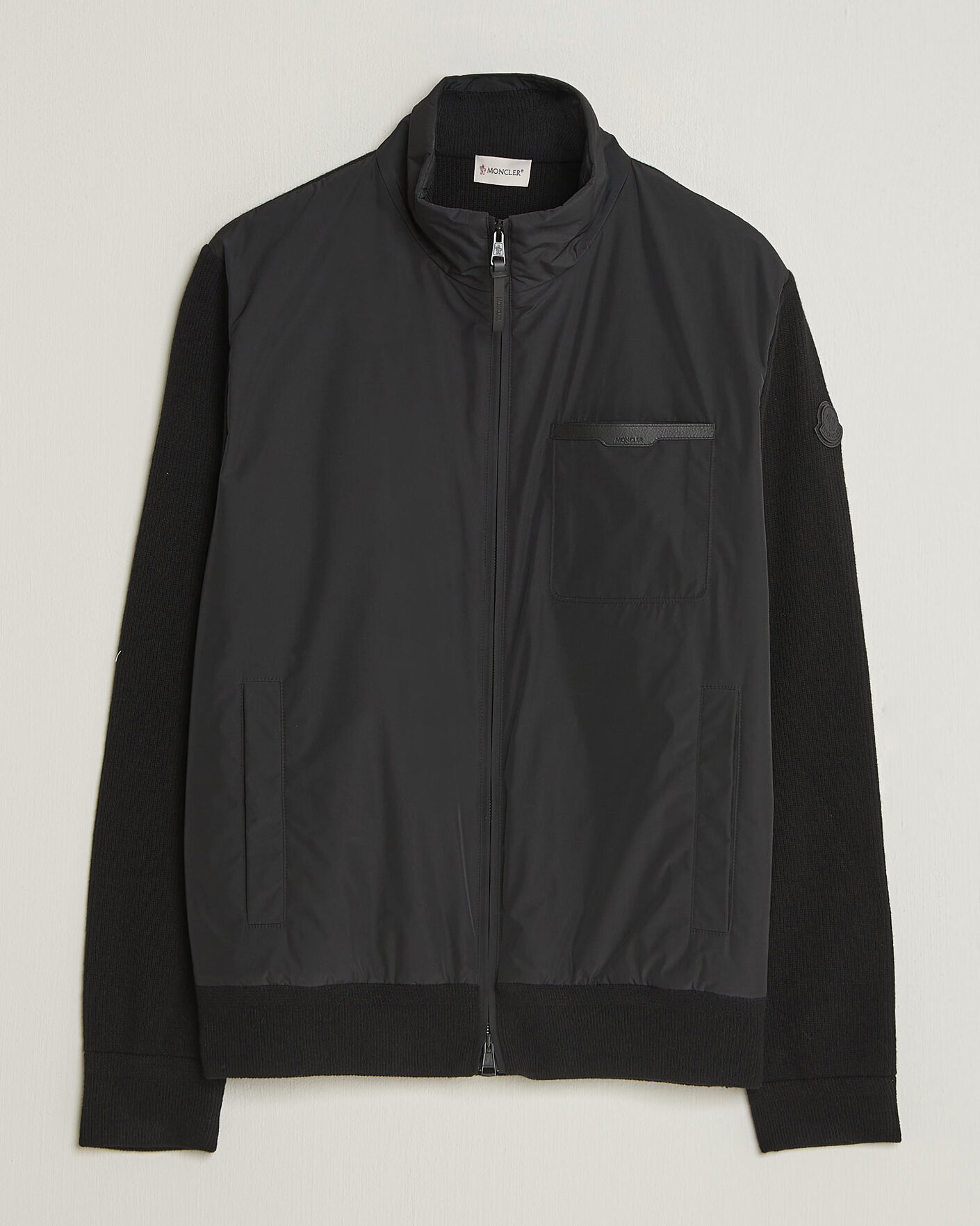 Men | Coats & Jackets | Moncler | Hybrid Jacket Black