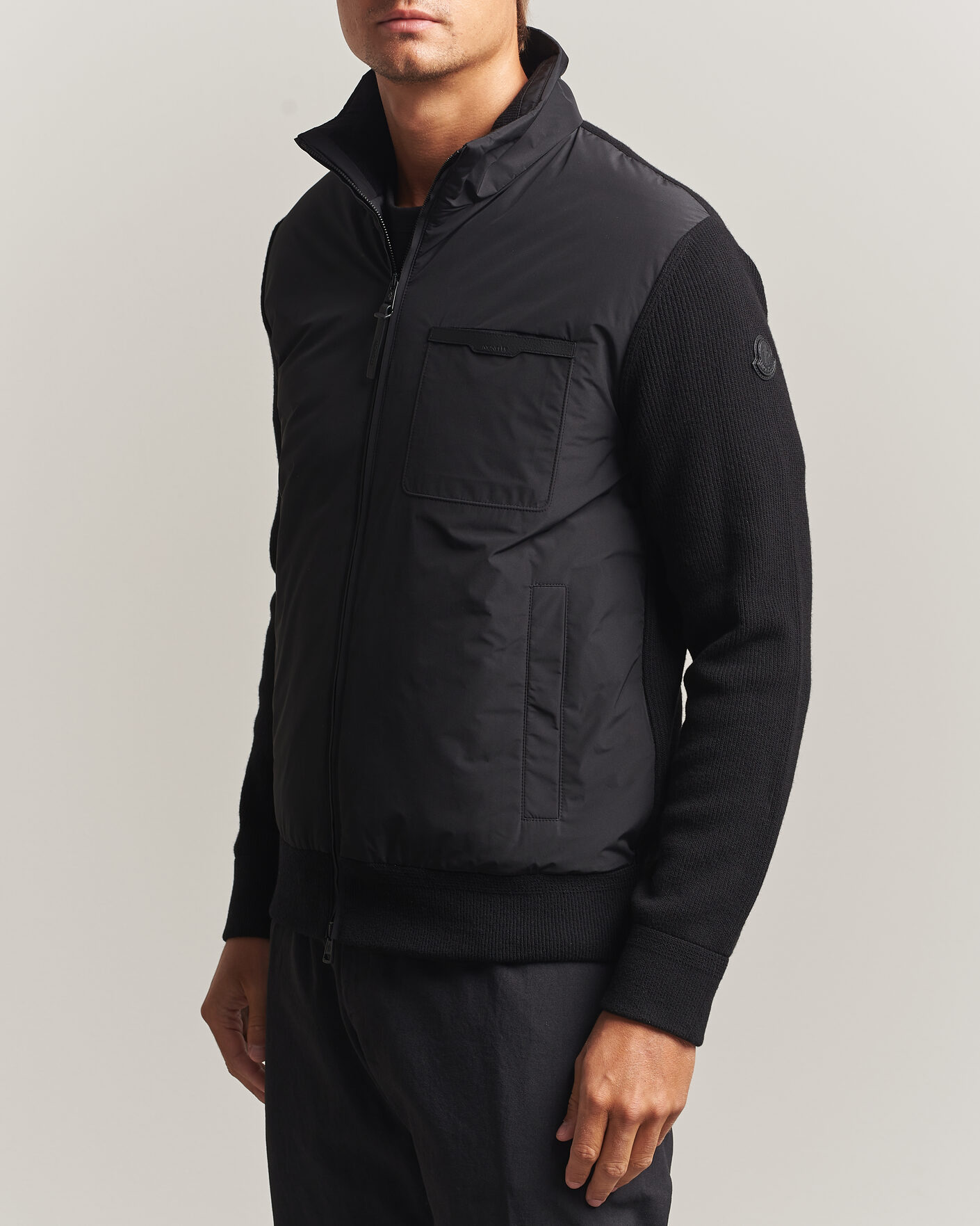 Men | Coats & Jackets | Moncler | Hybrid Jacket Black