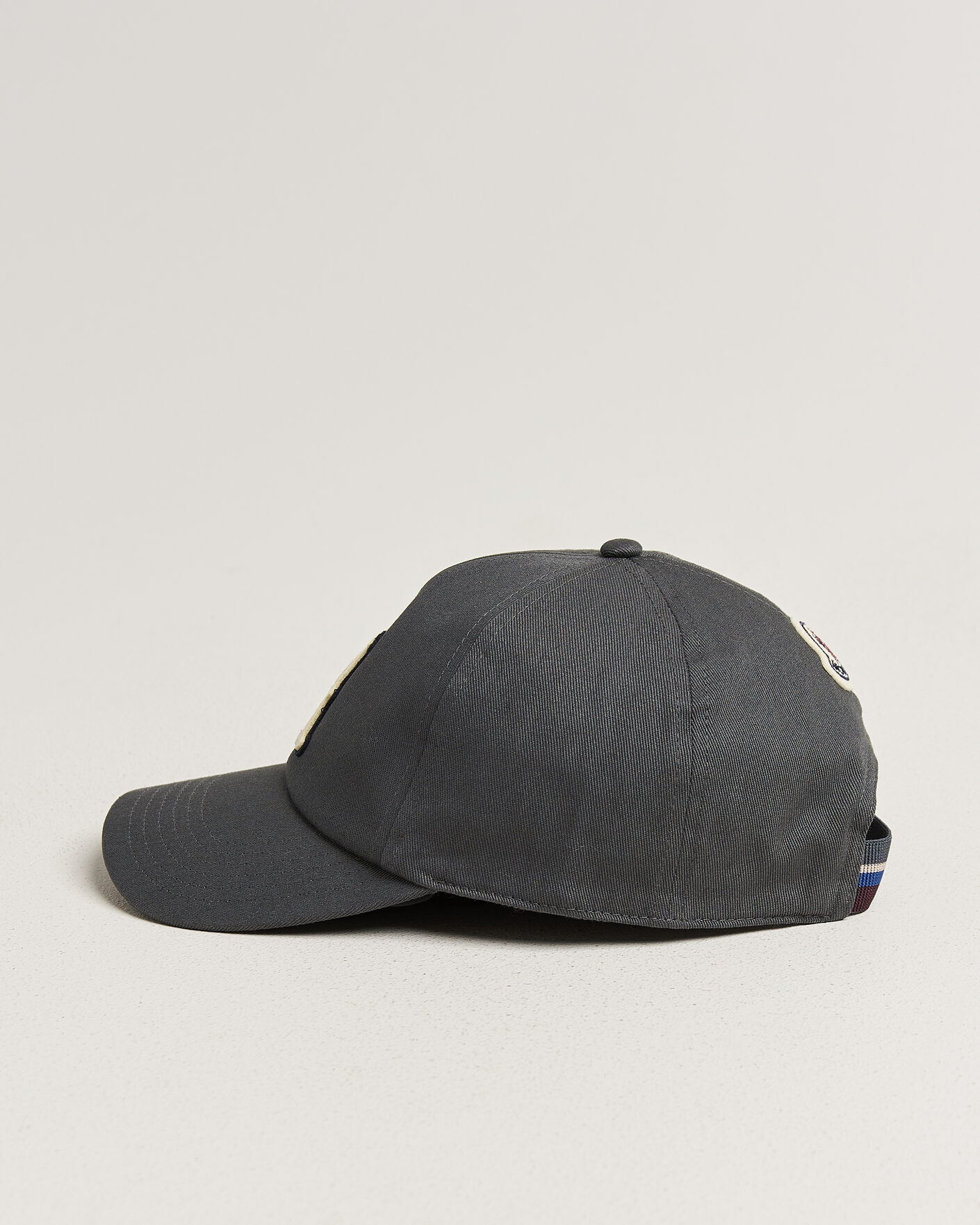 Men | Hats & Caps | Moncler | College Logo Baseball Cap Grey