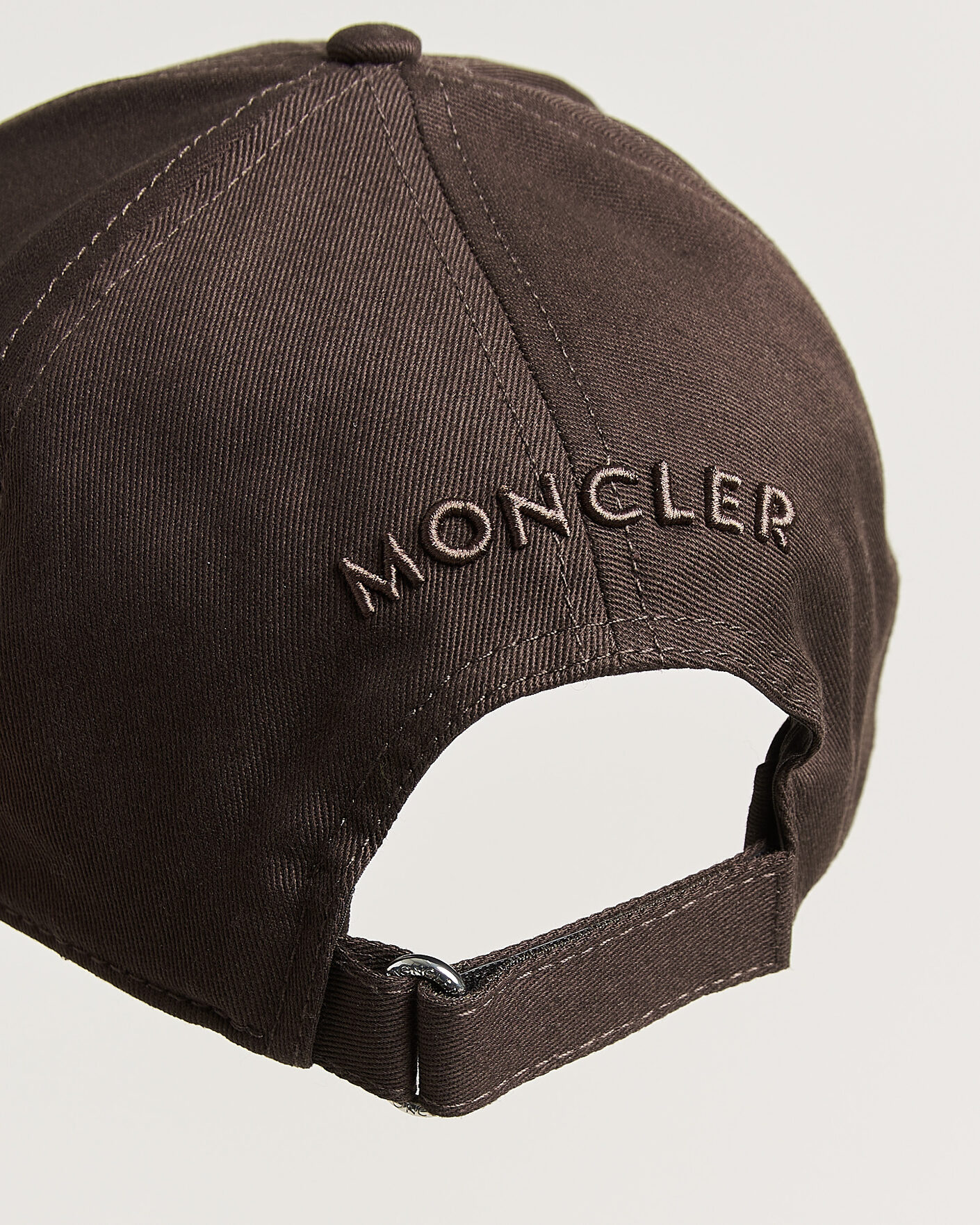 Men | Hats & Caps | Moncler | Logo Baseball Cap Brown