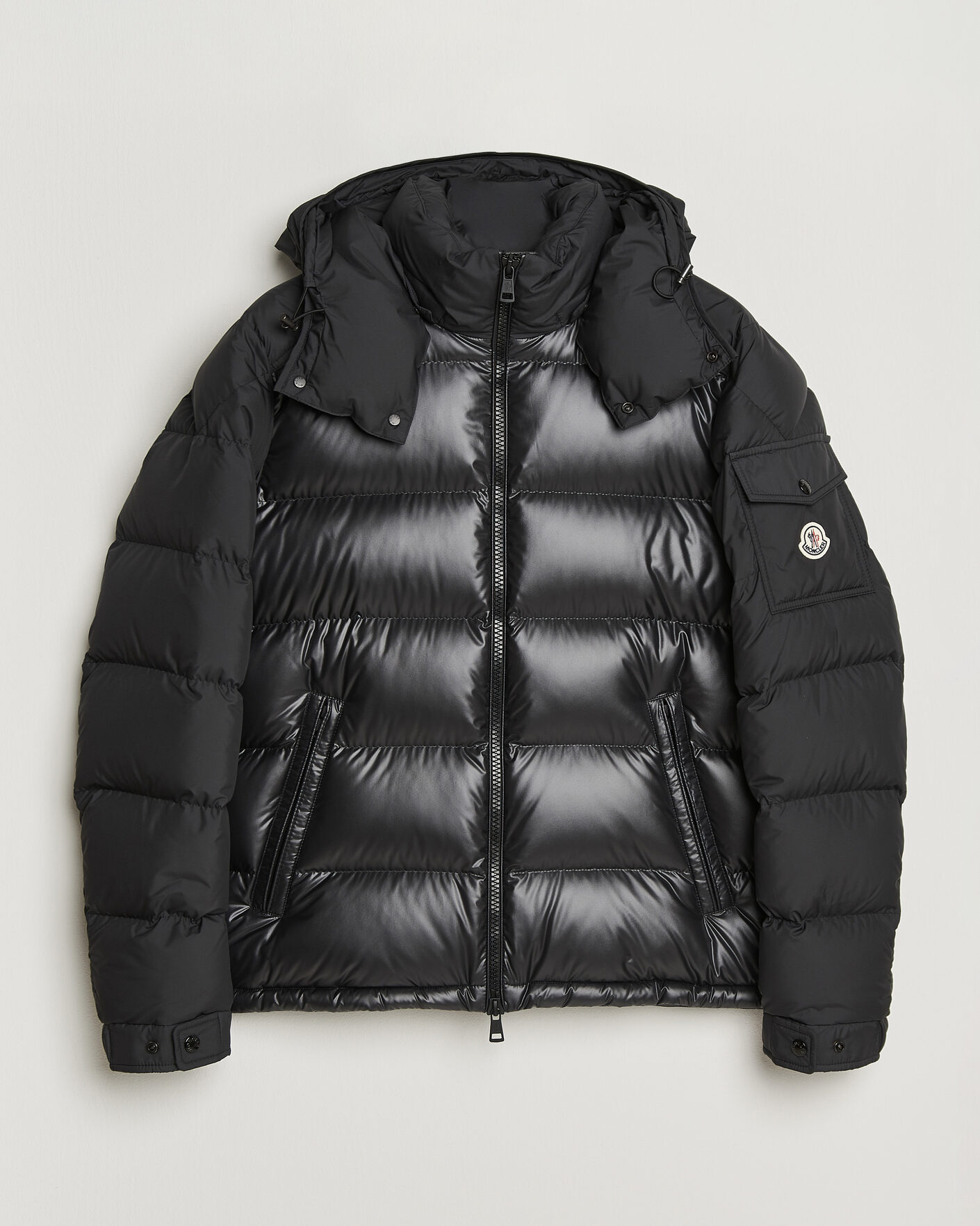 Men | Coats & Jackets | Moncler | Maya Bi-Material Jacket Black