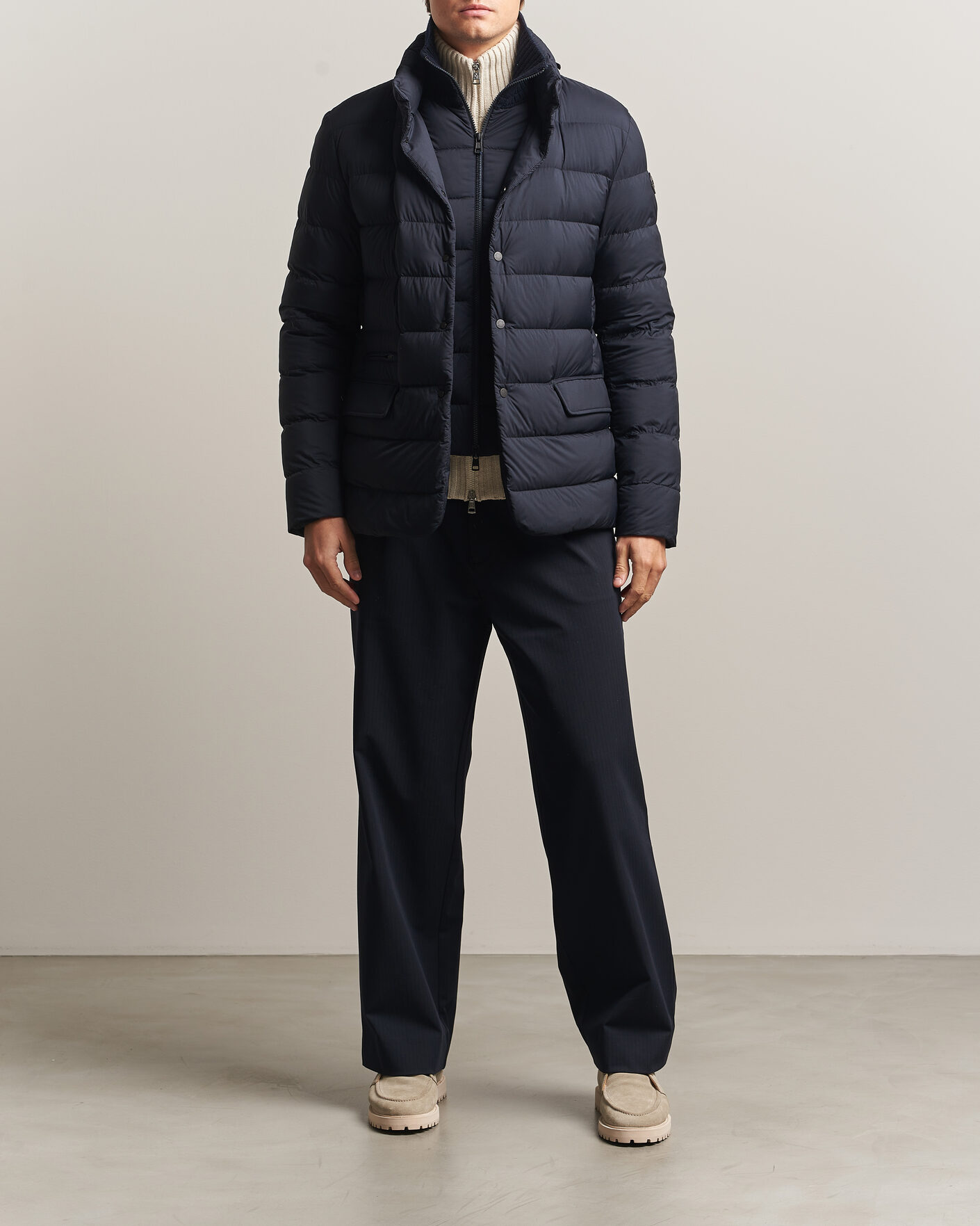 Men | Coats & Jackets | Moncler | Elarune Down Blazer Navy