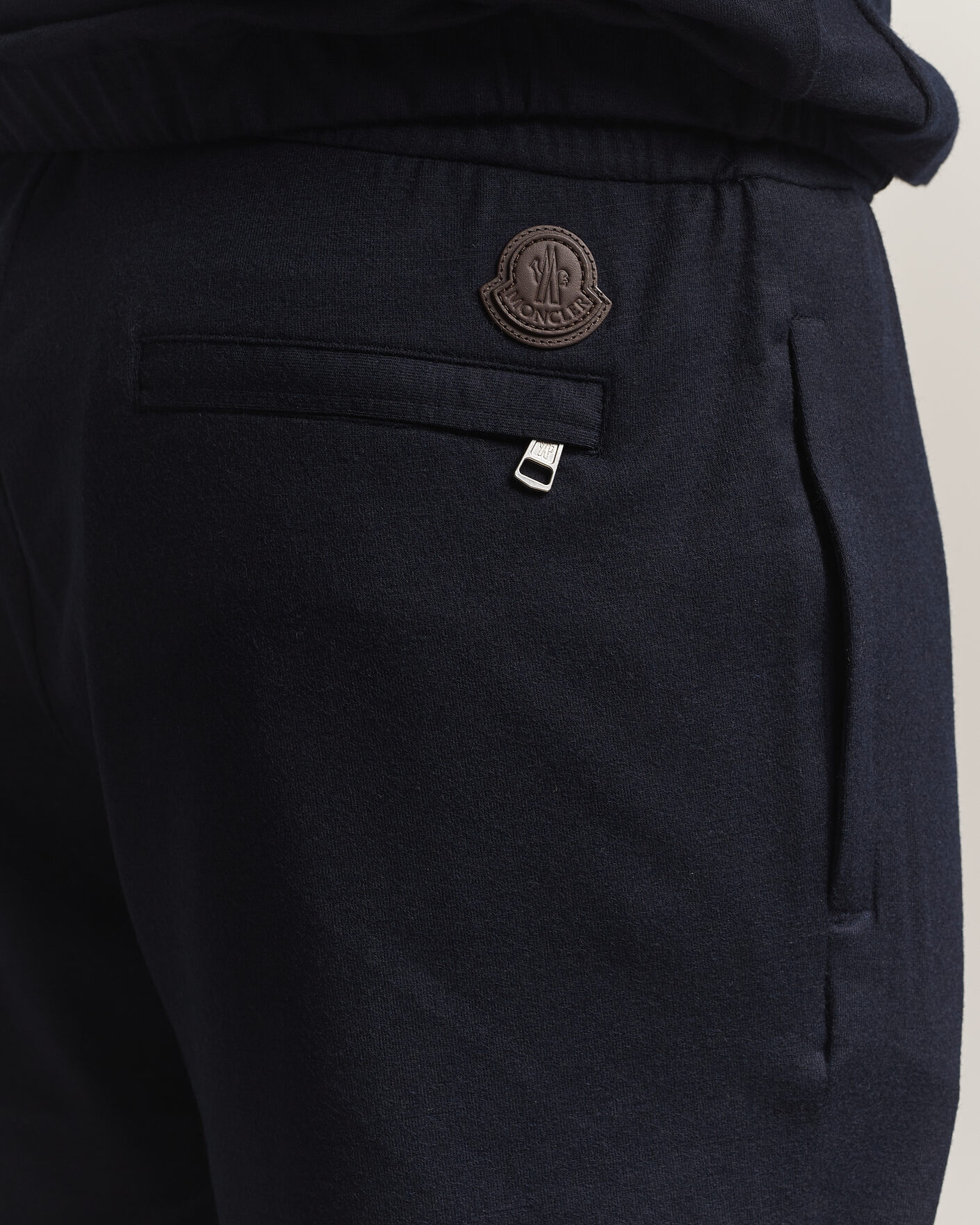 Men | Trousers | Moncler | Flannel Joggers Navy
