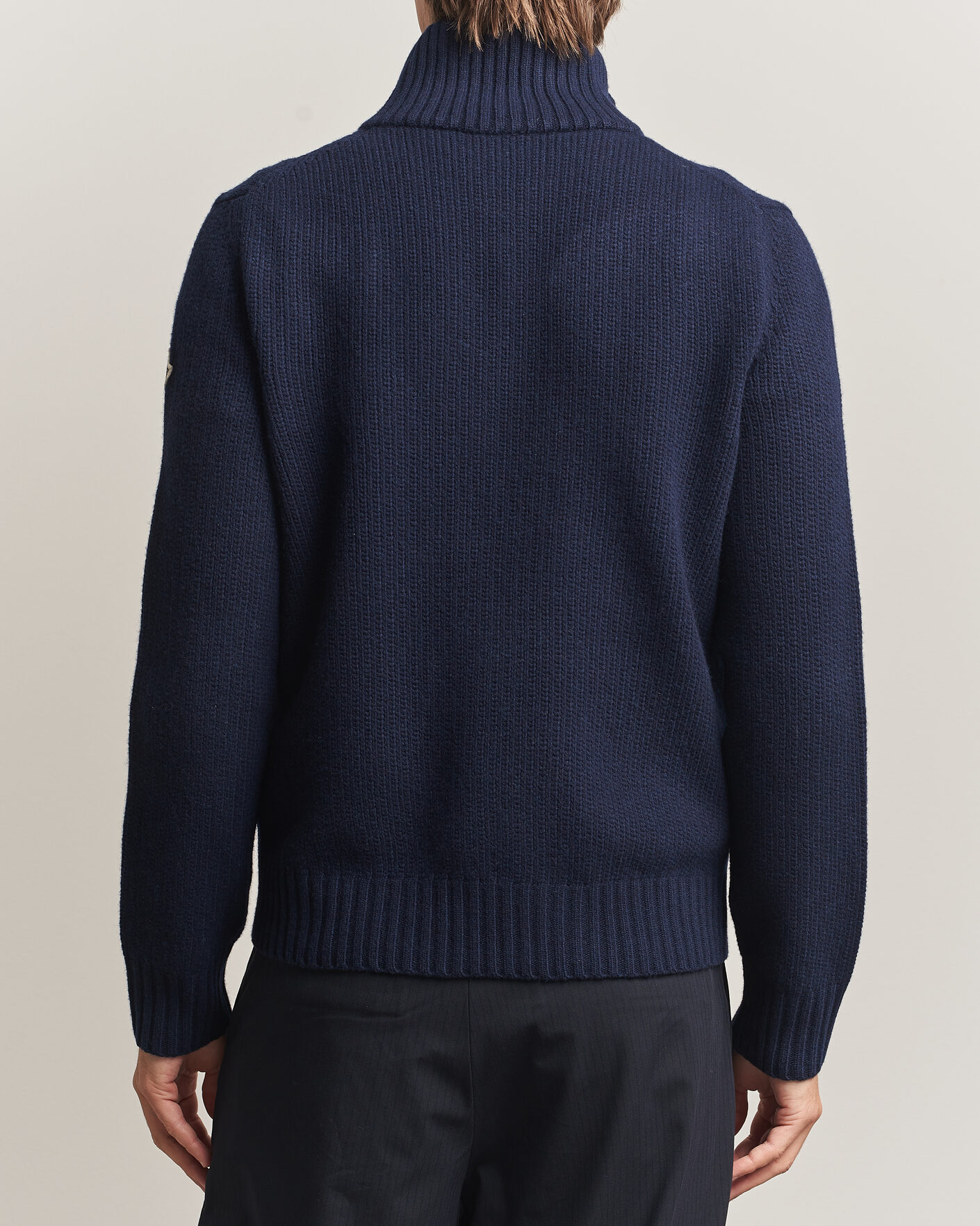 Men | Sweaters & Knitwear | Moncler | Full Zip Cardigan Navy