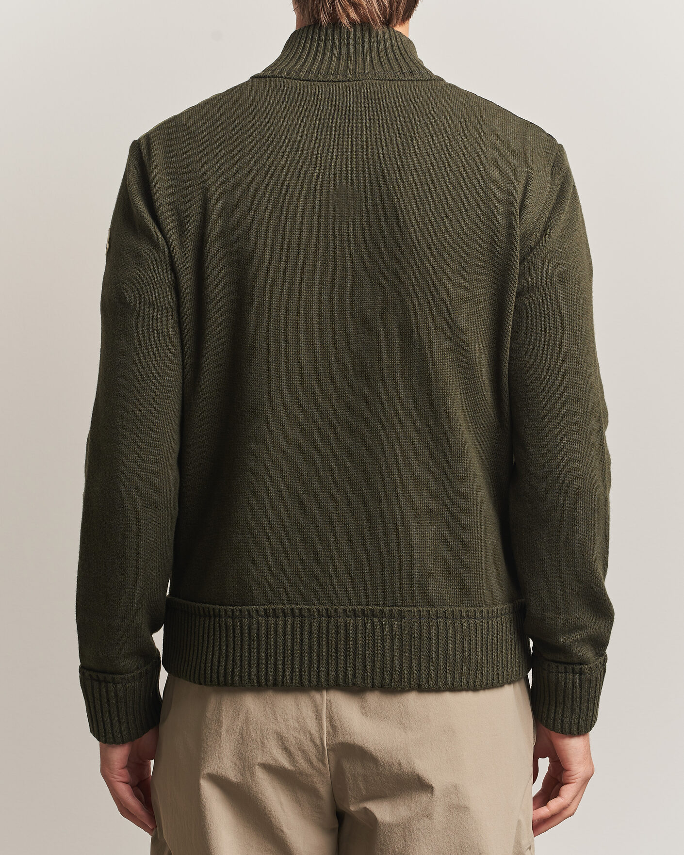 Men | Coats & Jackets | Moncler | Quilted Hybrid Jacket Dark Green