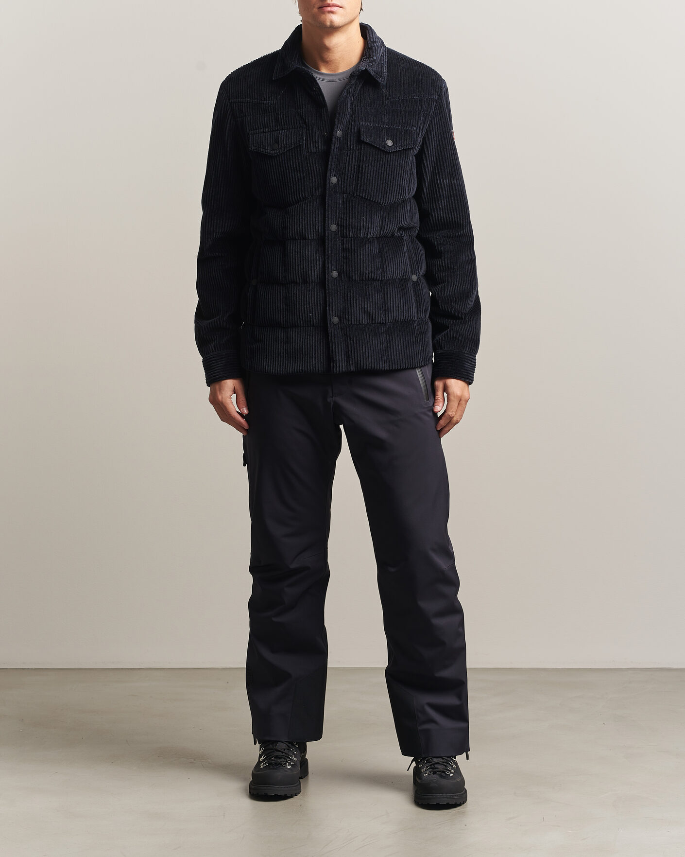 Men | Coats & Jackets | Moncler Grenoble | Gelt Corduroy Shirt Jacket Navy