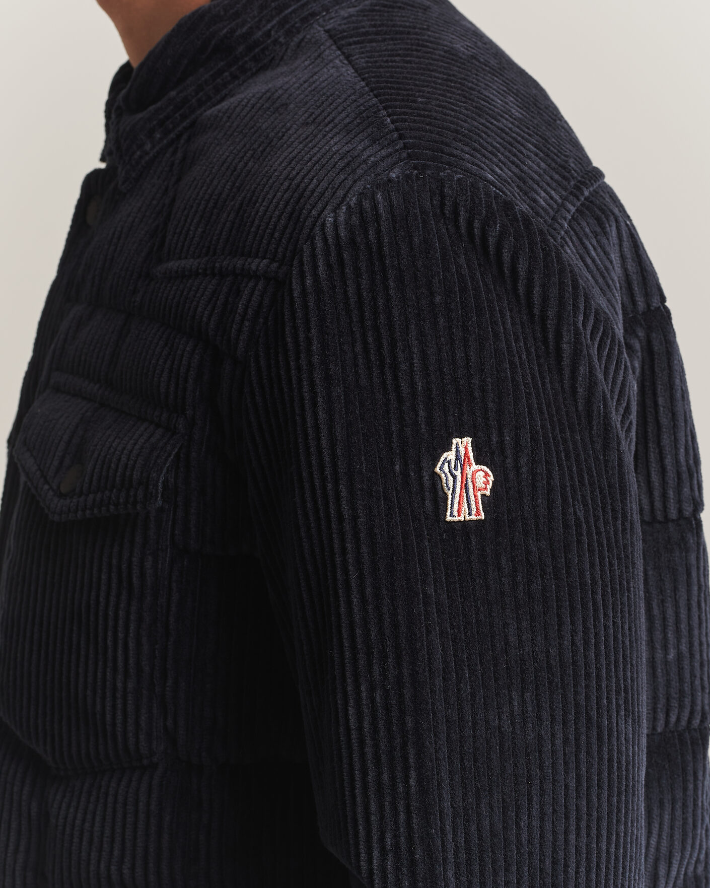 Men | Coats & Jackets | Moncler Grenoble | Gelt Corduroy Shirt Jacket Navy