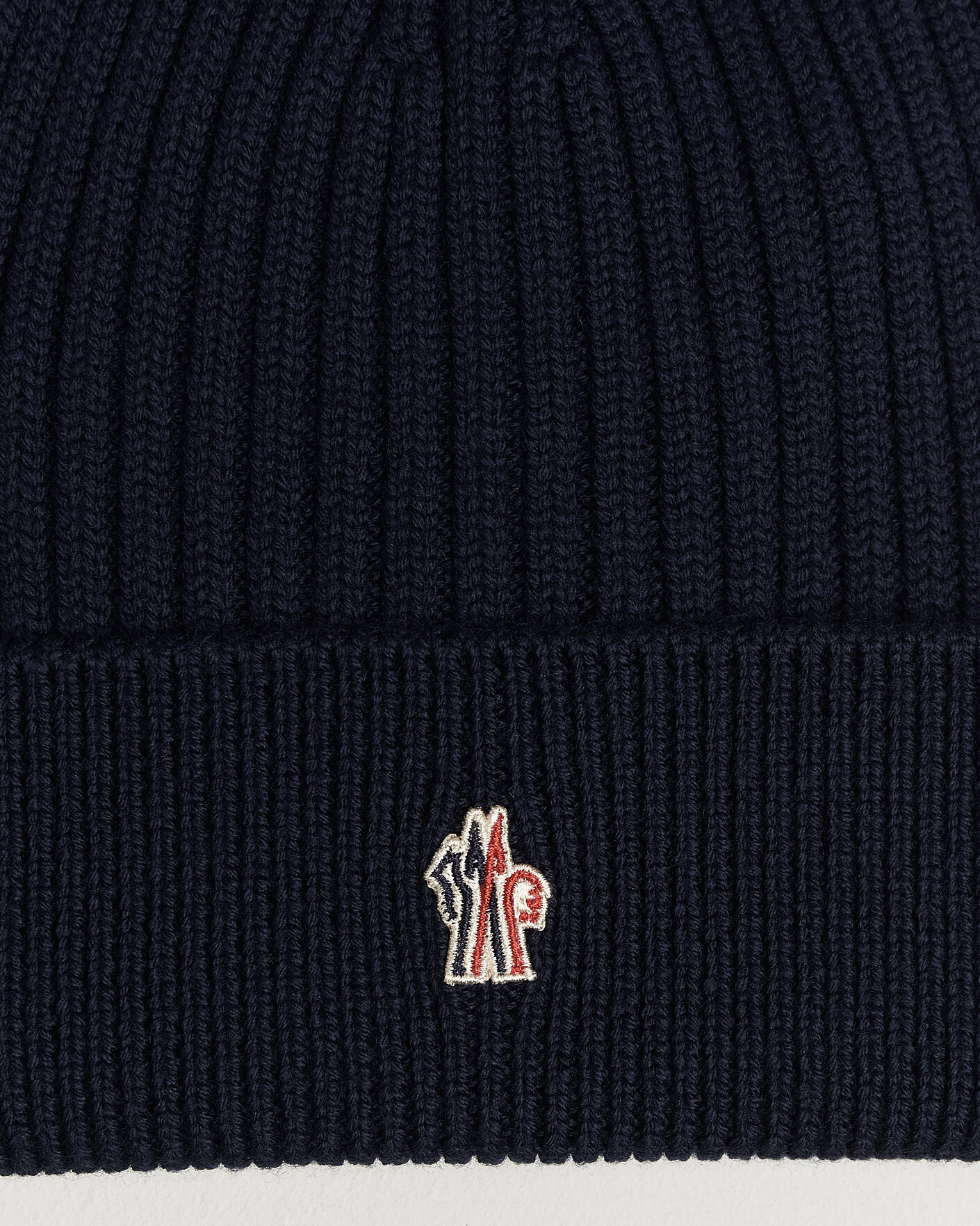 Men | Beanies | Moncler Grenoble | Rib Wool Beanie Navy