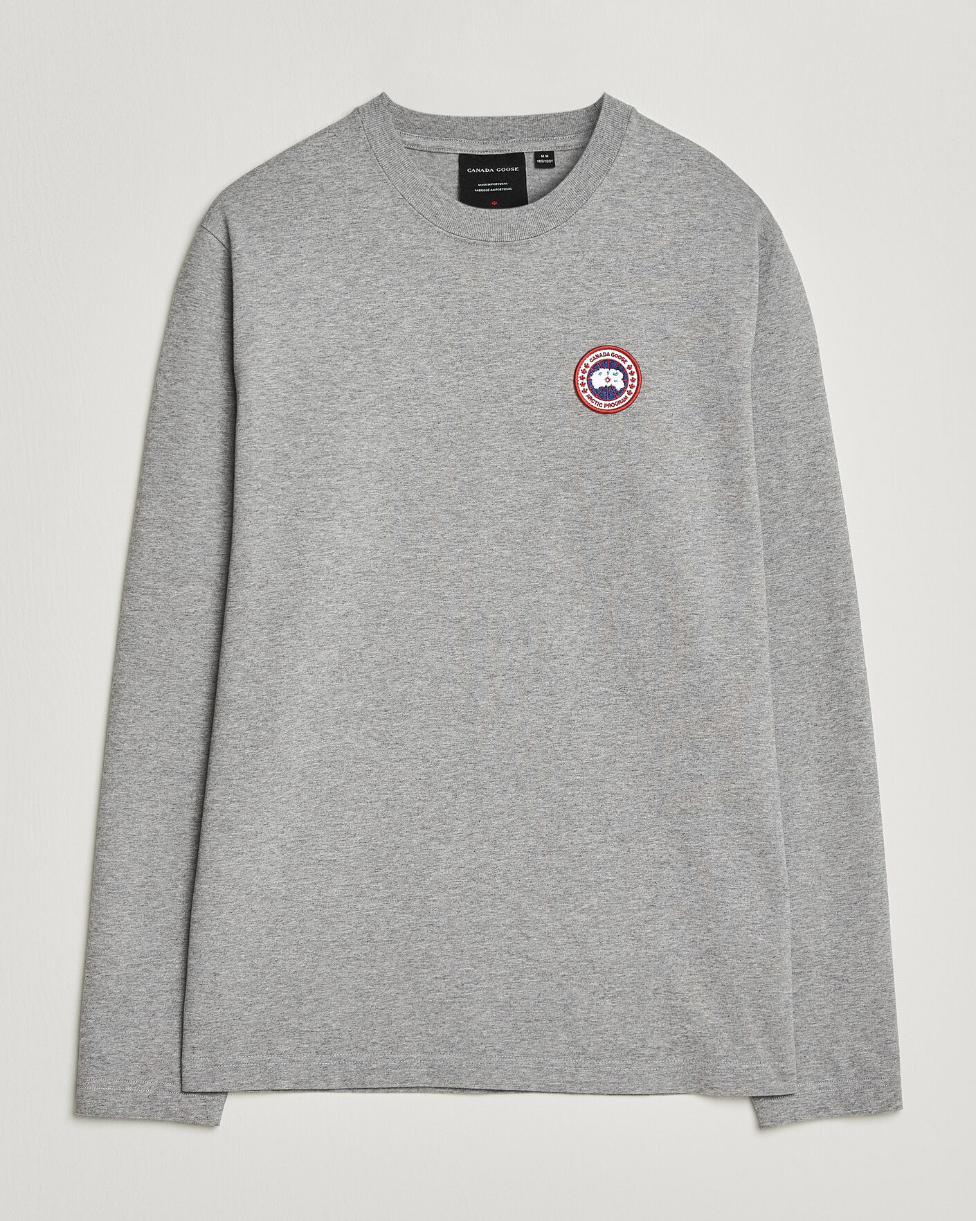 Men | T-Shirts | Canada Goose | Vantage Long Sleeve T-Shirt Stone Heather