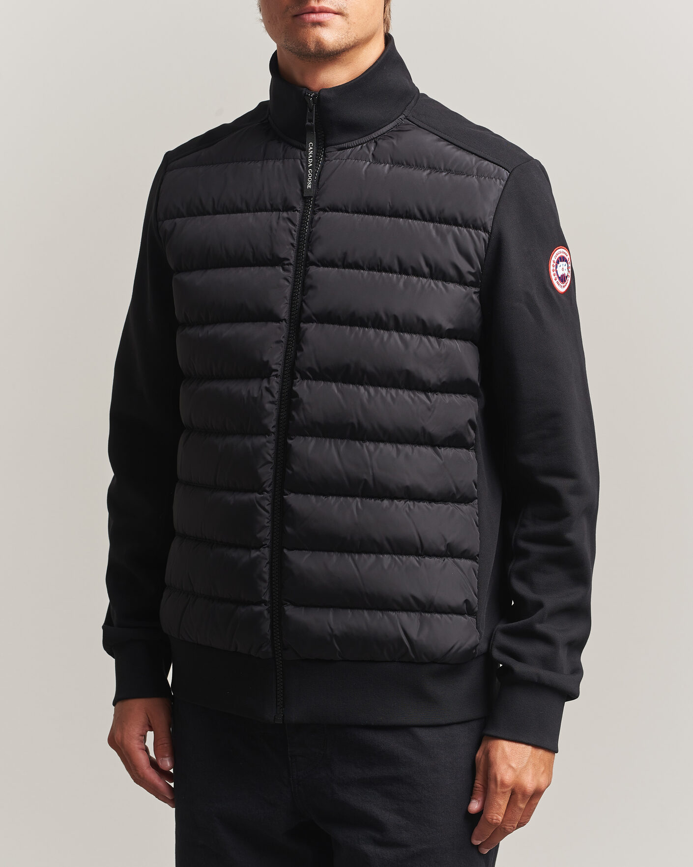Men | Coats & Jackets | Canada Goose | Hybridge Huron Full Zip Jacket Black