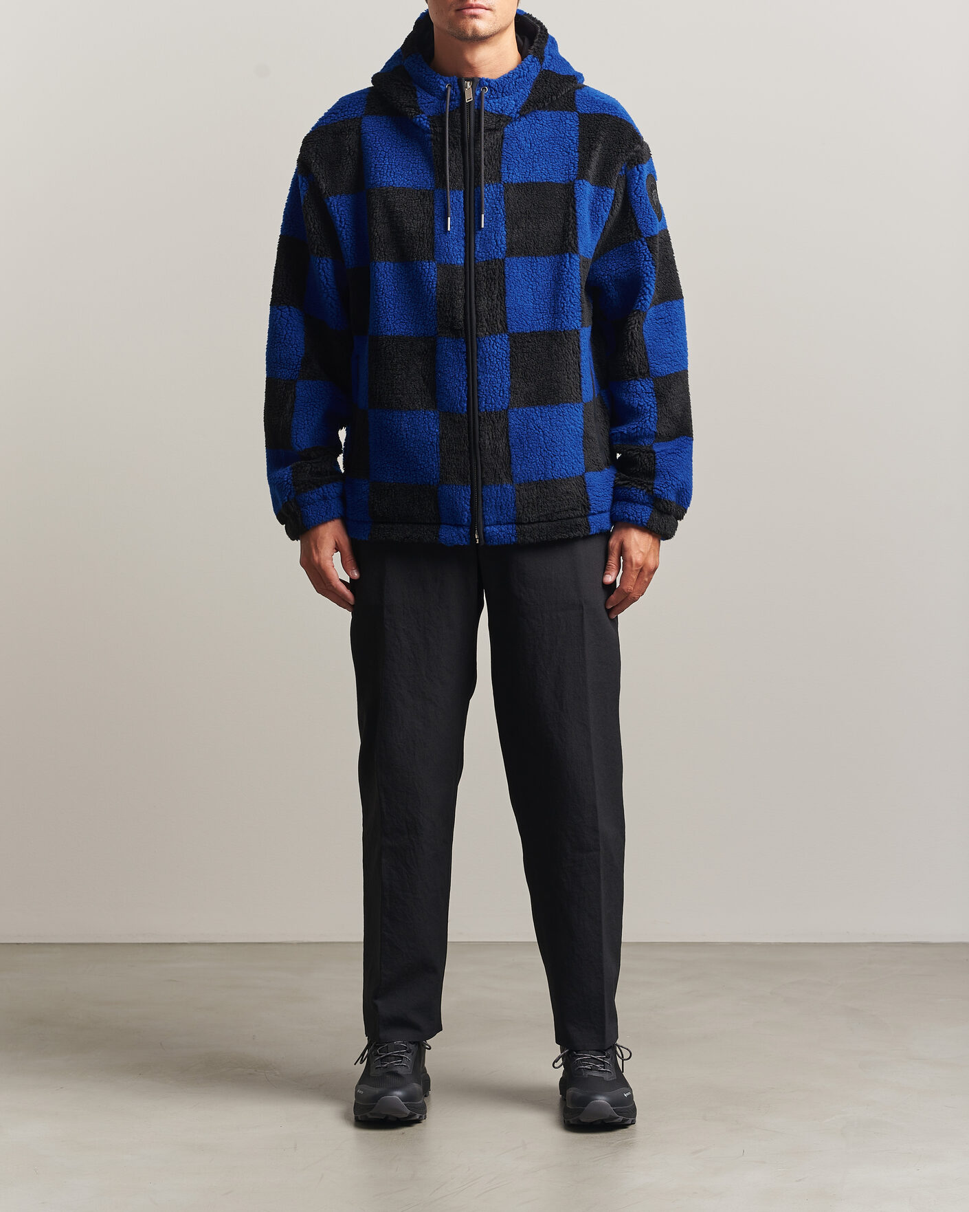 Men | Coats & Jackets | Canada Goose | Harrier Fleece Hoodie Azurite Blue