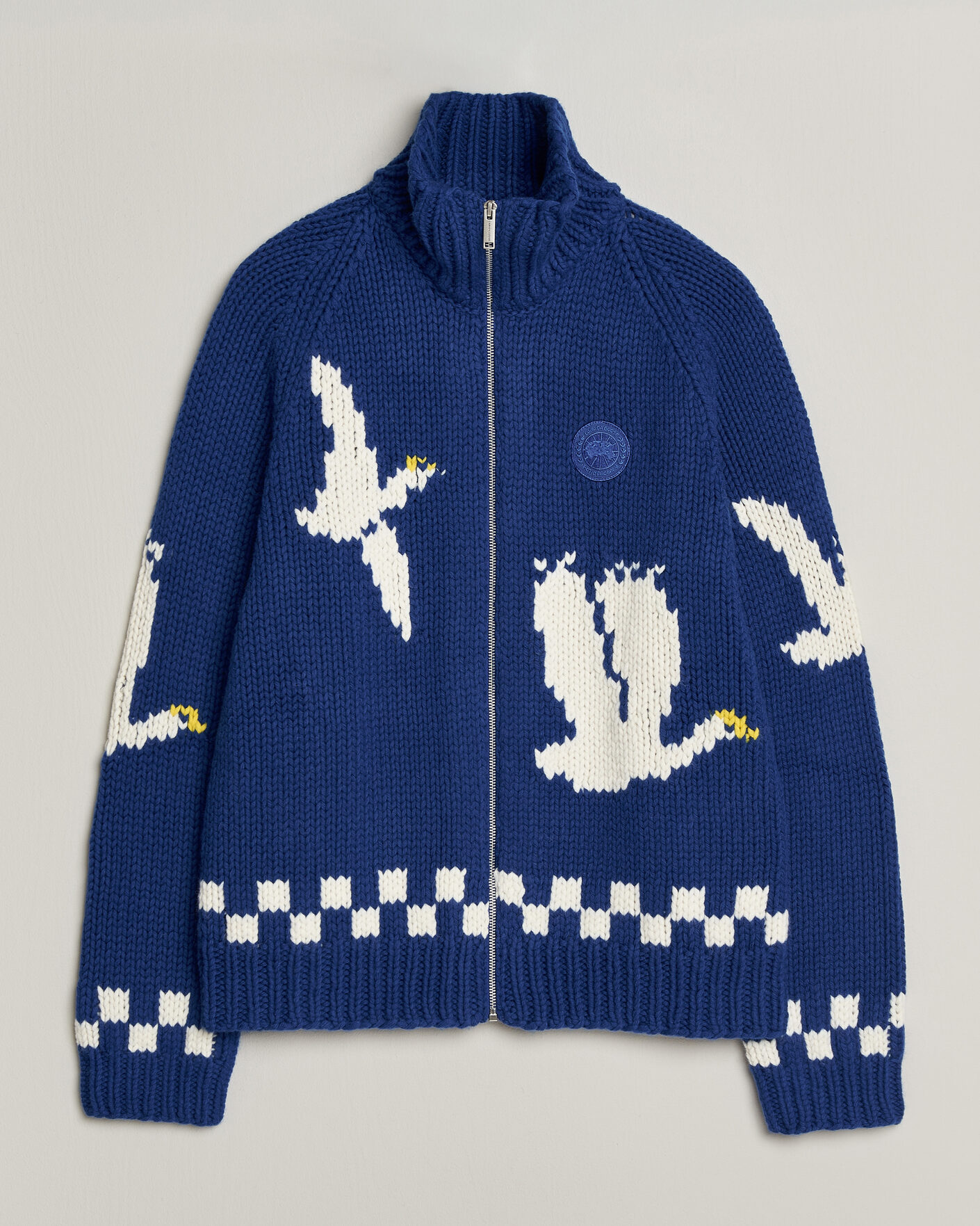 Men | Sweaters & Knitwear | Canada Goose | Moisie Knit Jacket Arctic Goose