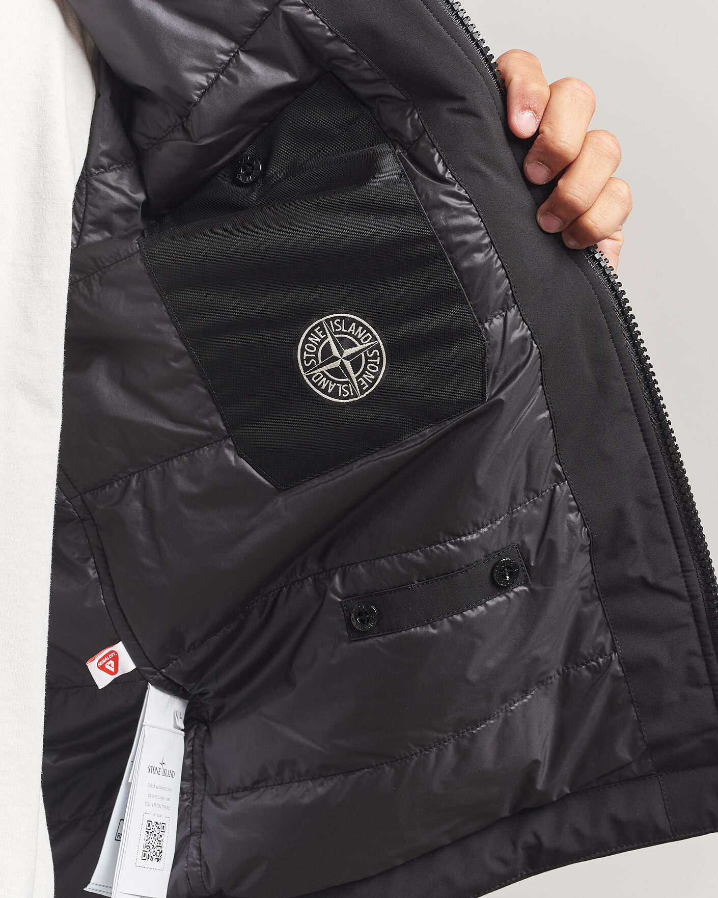 Men | Coats & Jackets | Stone Island | Short Soft Shell Parka Black