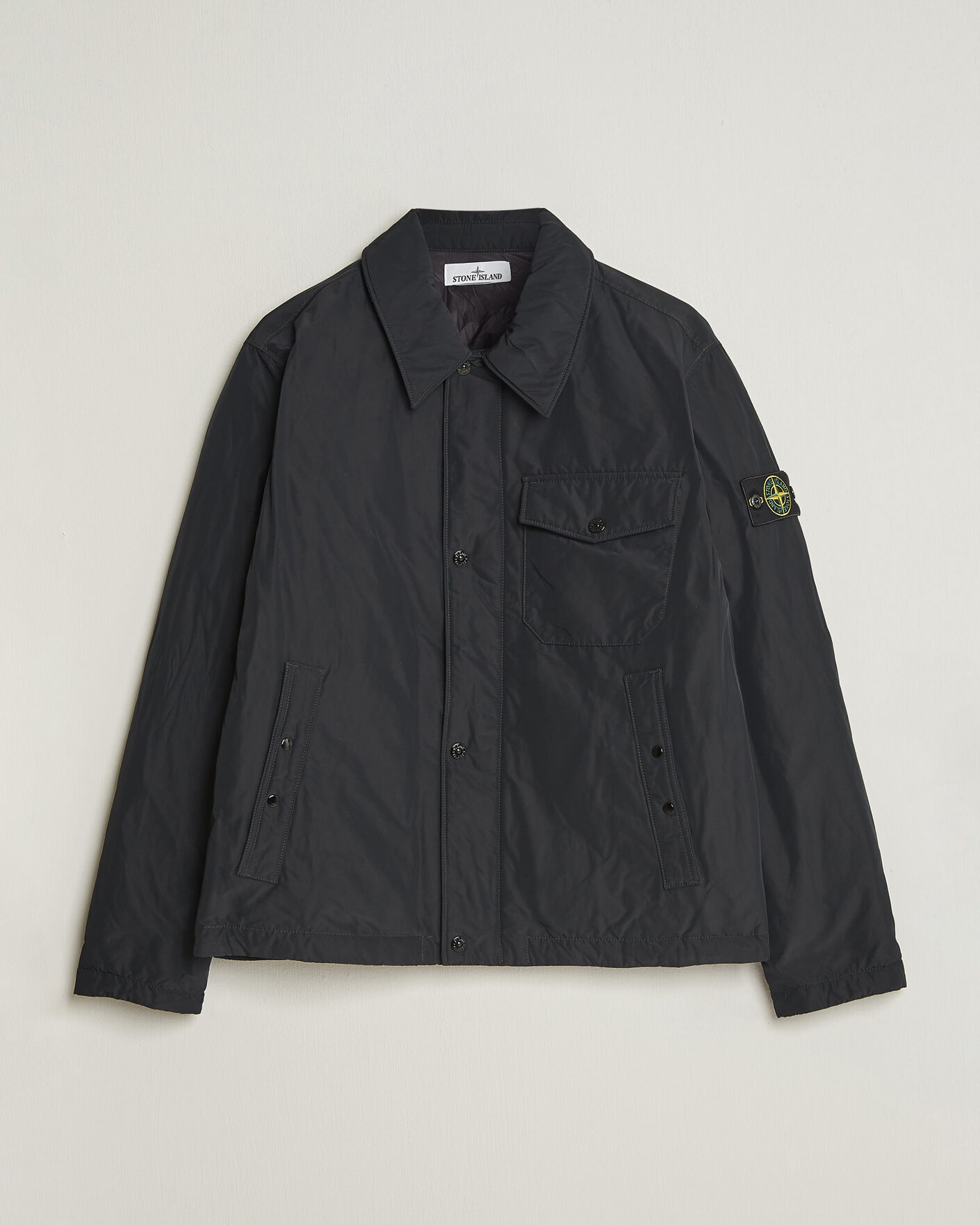 Men | Coats & Jackets | Stone Island | Micro Twill Padded Jacket Black