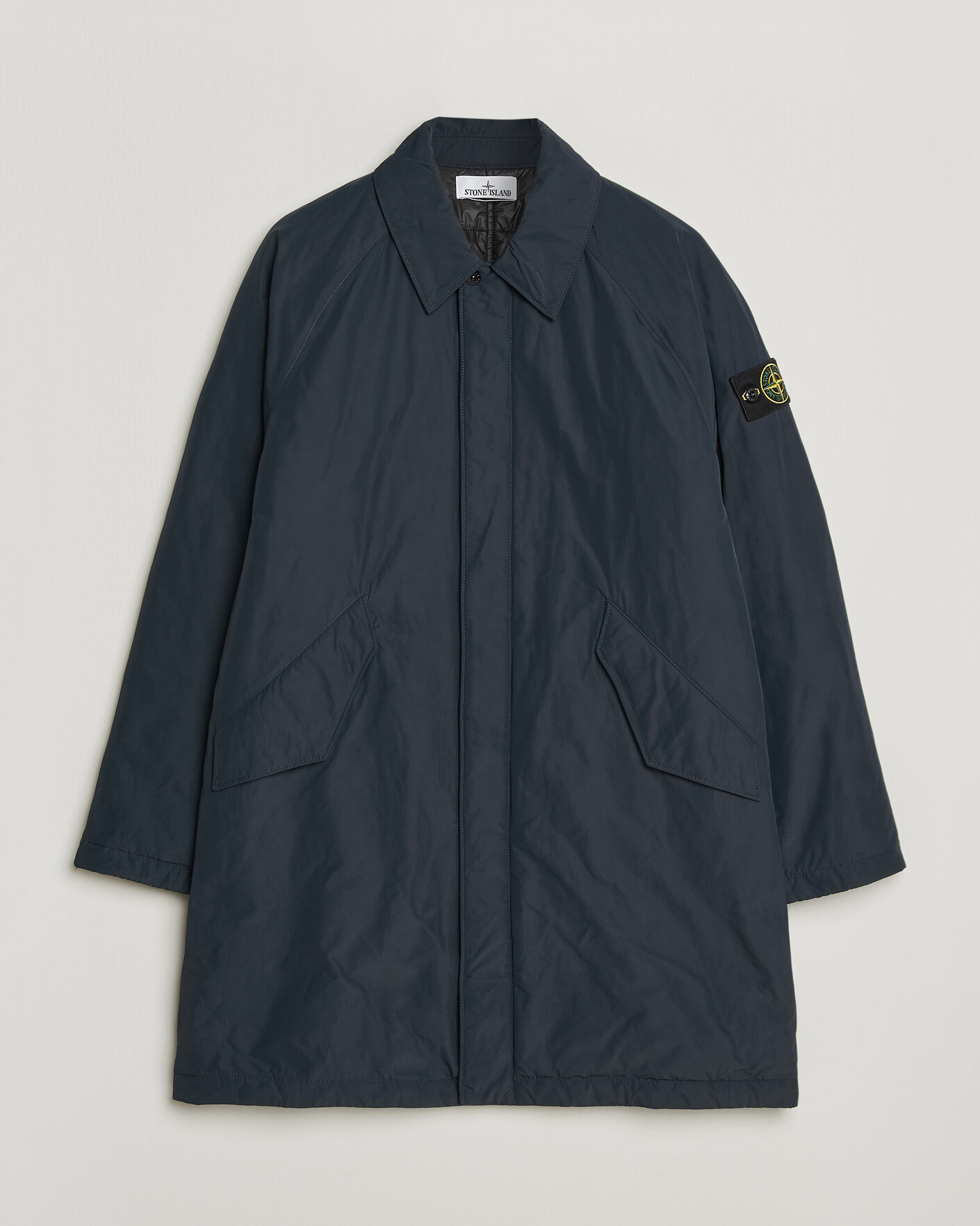 Men | Coats & Jackets | Stone Island | Micro Reps Padded Coat Navy Blue