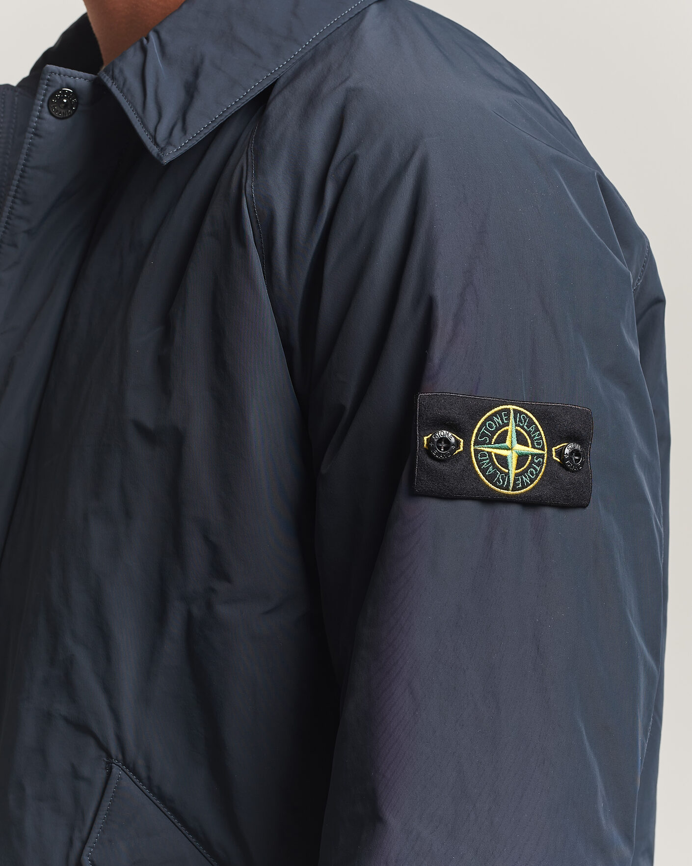 Men | Coats & Jackets | Stone Island | Micro Reps Padded Coat Navy Blue