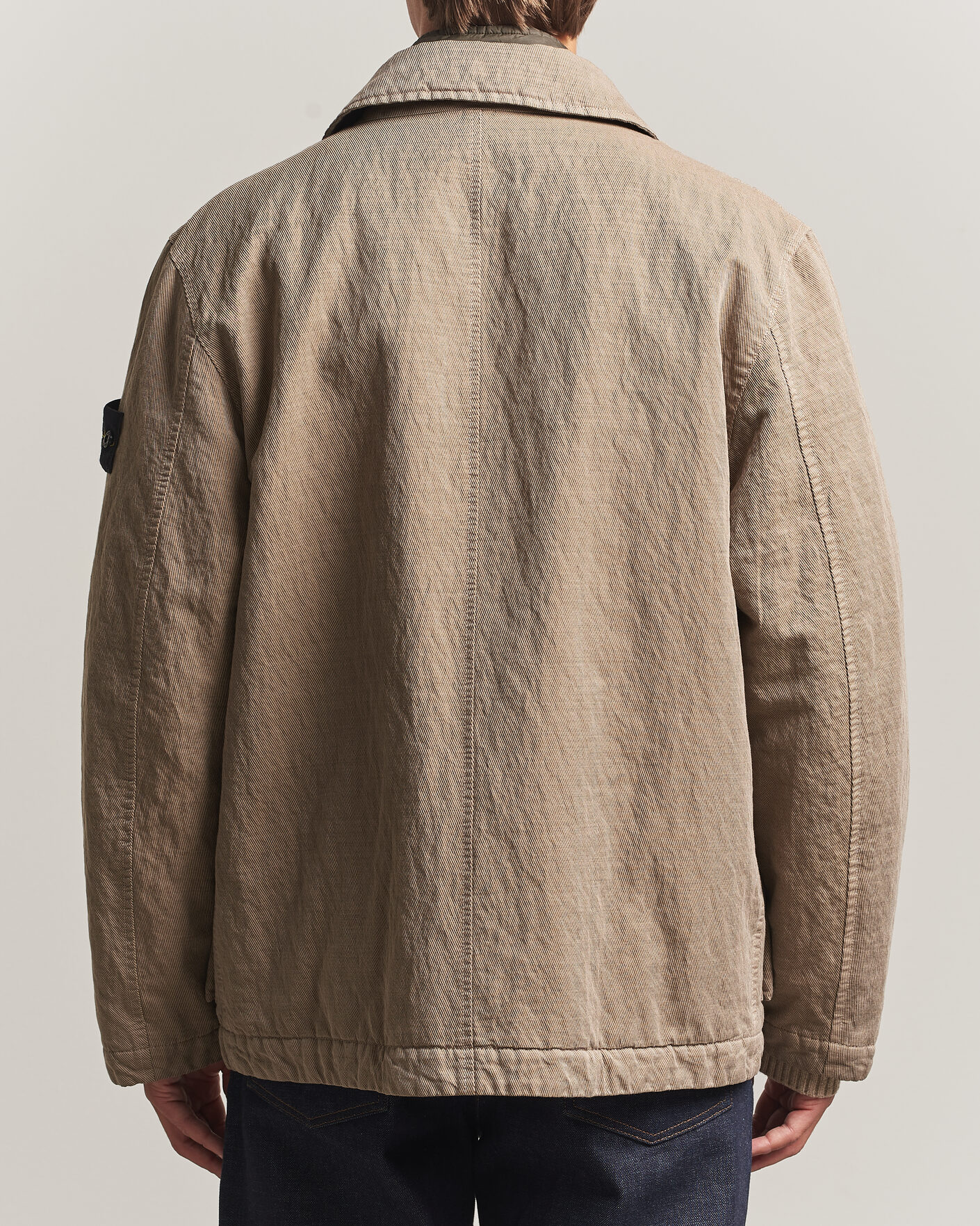 Men | Coats & Jackets | Stone Island | Diagonal Cotton/Wool Field Jacket Biscuit