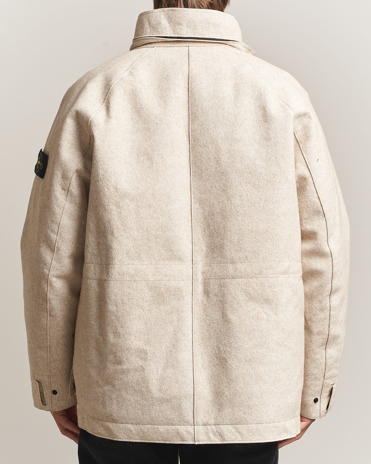 Men | Coats & Jackets | Stone Island | Panno Coagulato Coat Biscuit