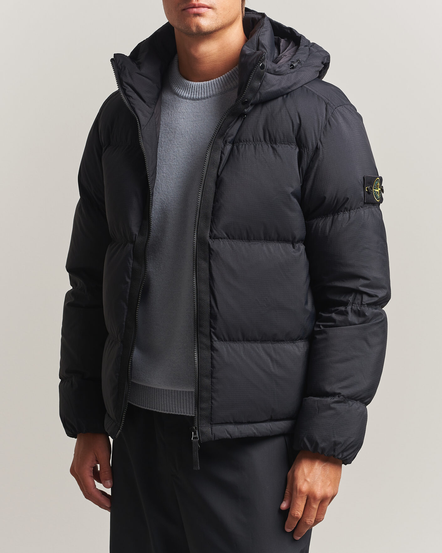 Men | Coats & Jackets | Stone Island | Matt Ripstop Cordura Down Jacket Black