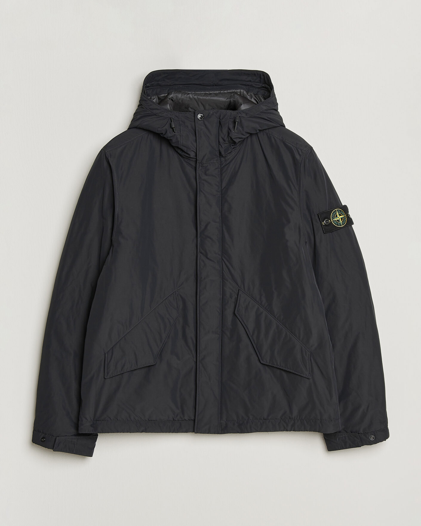 Men | Coats & Jackets | Stone Island | Micro Twill Hood Jacket Black