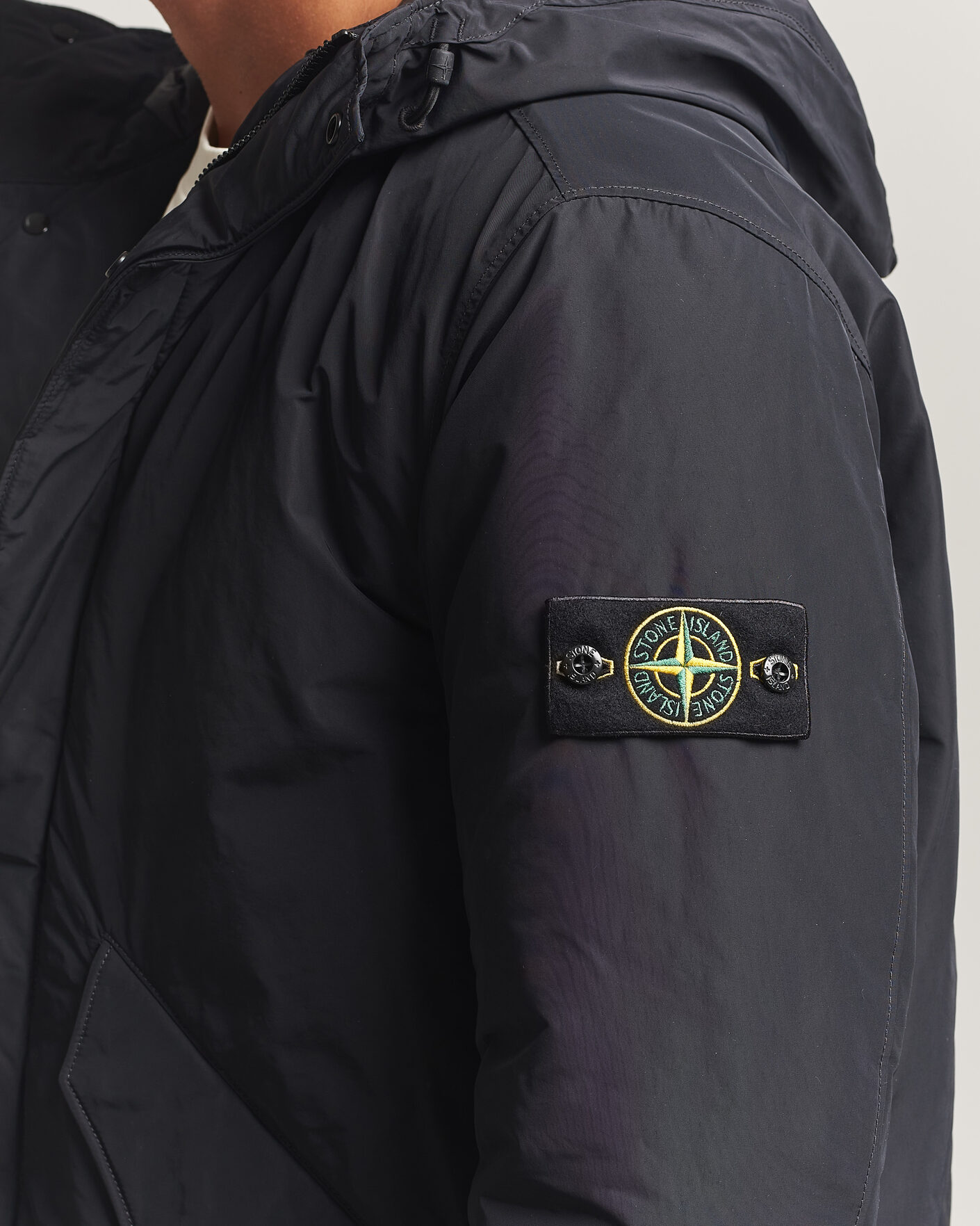 Men | Coats & Jackets | Stone Island | Micro Twill Hood Jacket Black