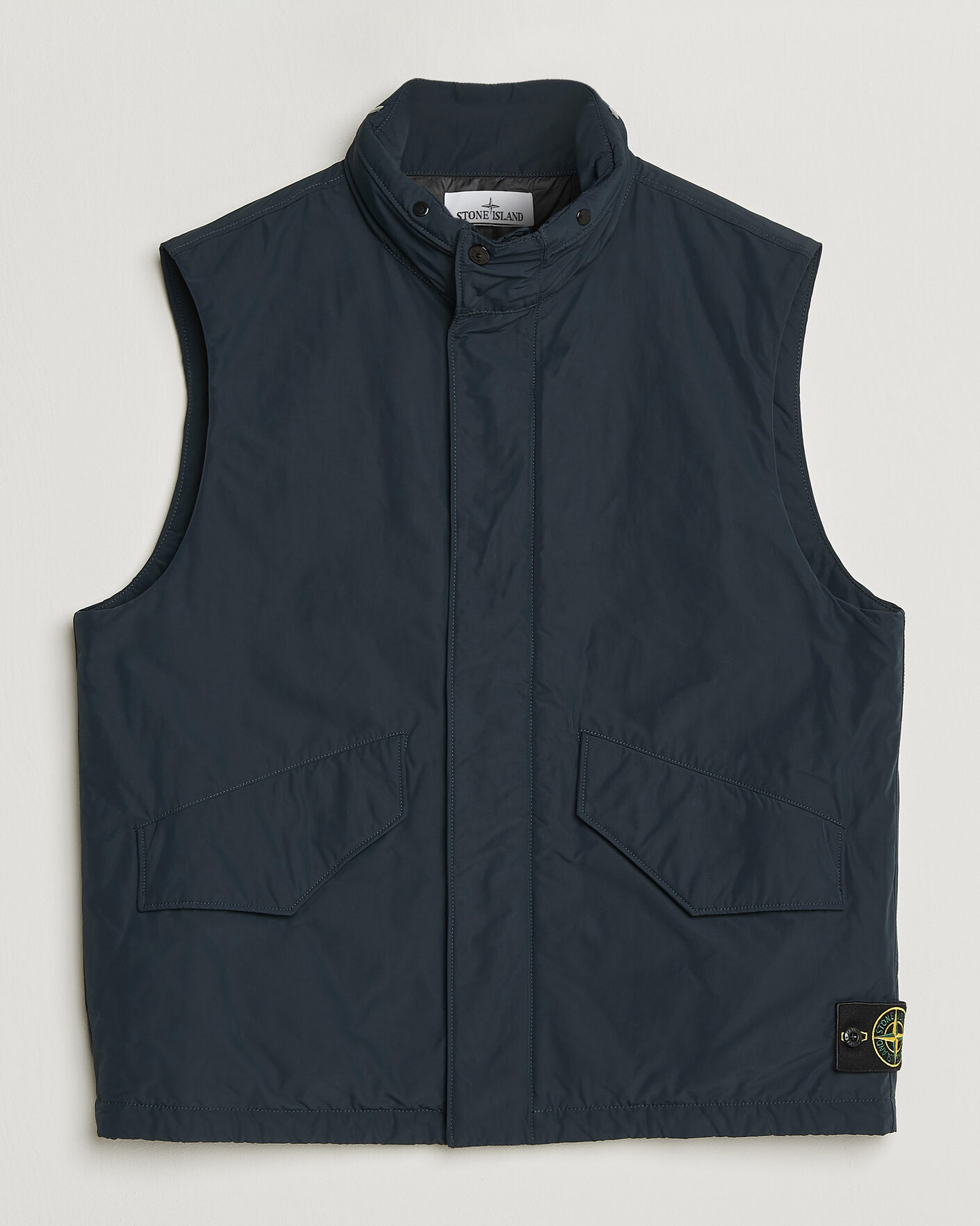 Men | Gilets | Stone Island | Micro Twill Padded Vest Navy Blue