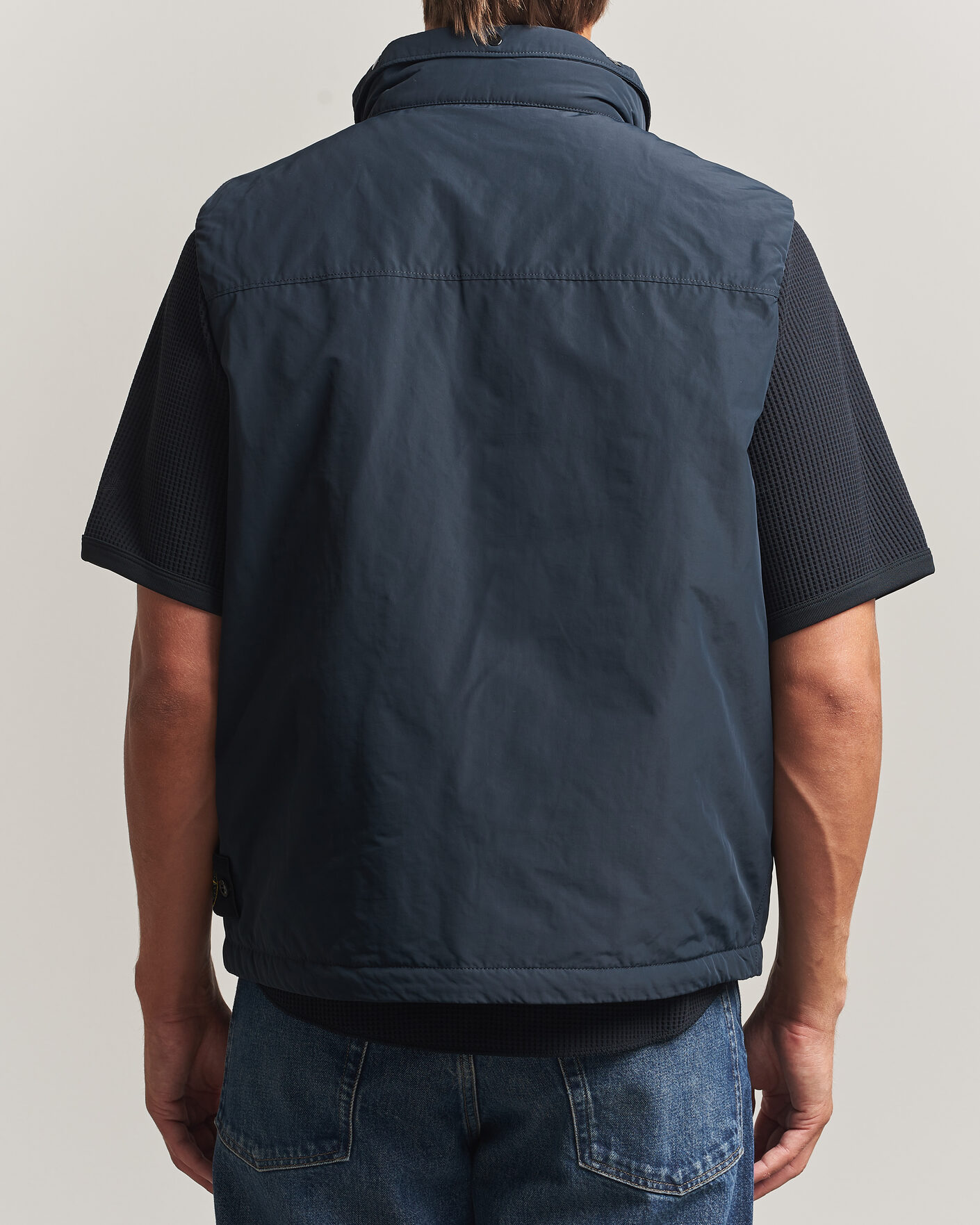 Men | Gilets | Stone Island | Micro Twill Padded Vest Navy Blue