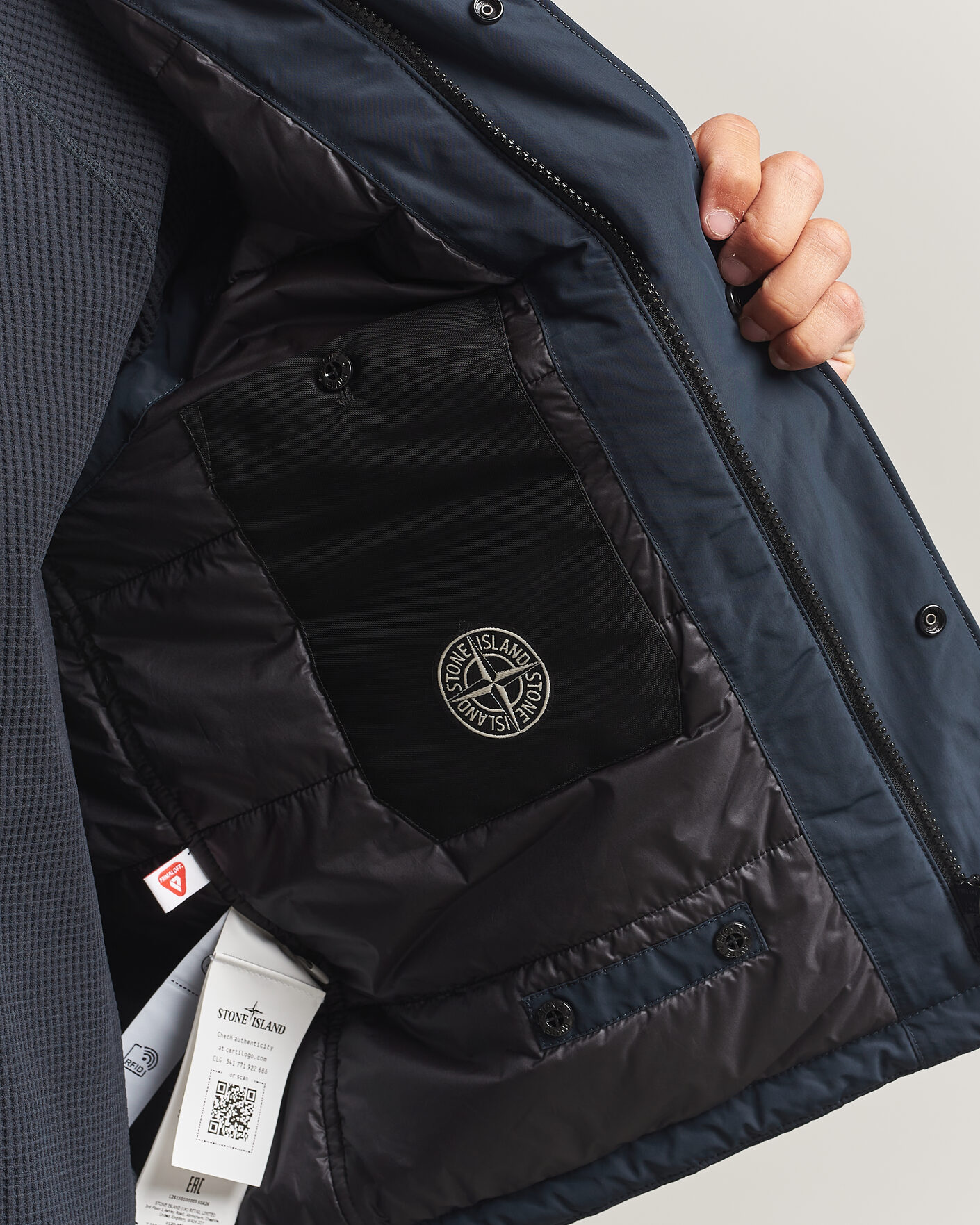 Men | Gilets | Stone Island | Micro Twill Padded Vest Navy Blue