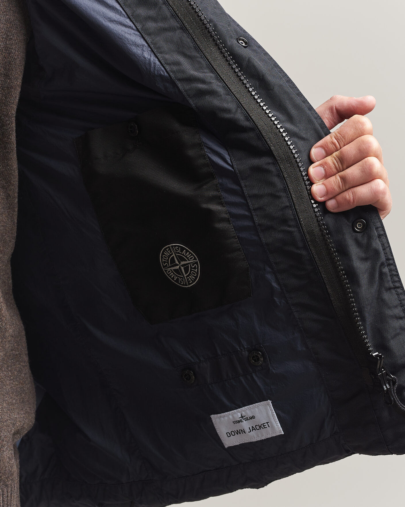 Men | Gilets | Stone Island | Crinkle Reps Down Vest Navy Blue
