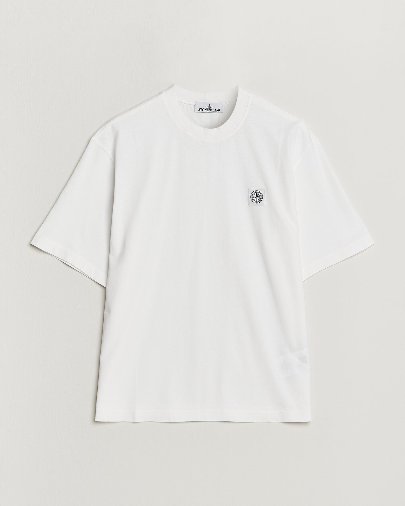 Men | T-Shirts | Stone Island | Combed Organic Cotton T-Shirt White