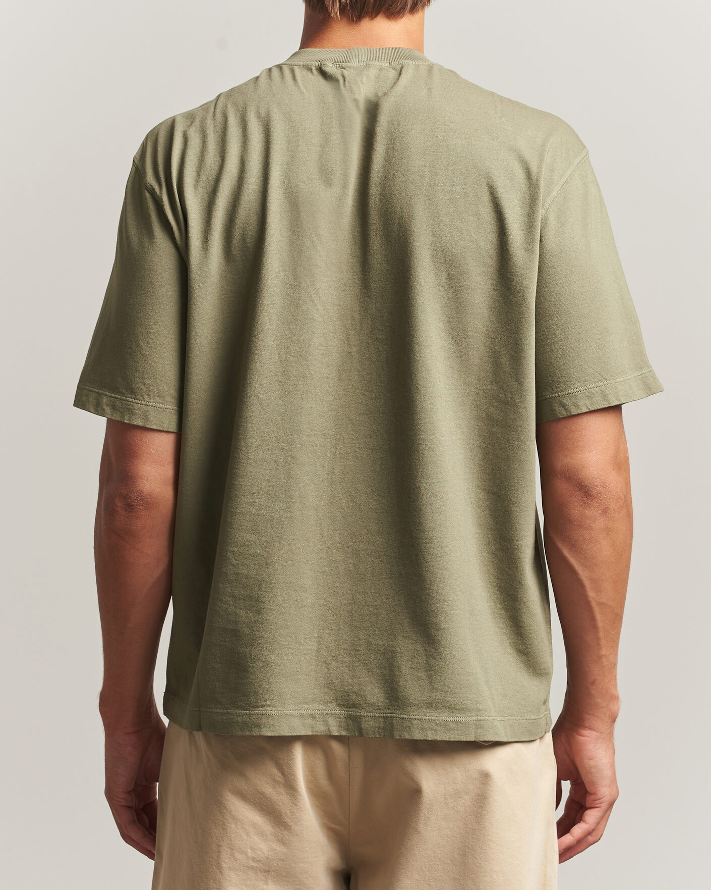 Men | T-Shirts | Stone Island | Combed Organic Cotton T-Shirt Miltary Green