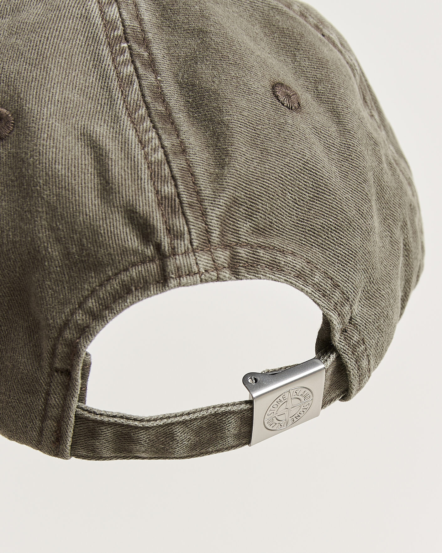 Men | Hats & Caps | Stone Island | Brushed Cotton Gabardine Cap Military Green