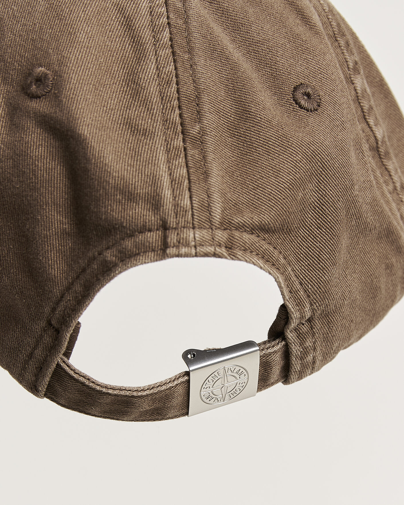 Men | Hats & Caps | Stone Island | Brushed Cotton Gabardine Cap Umber