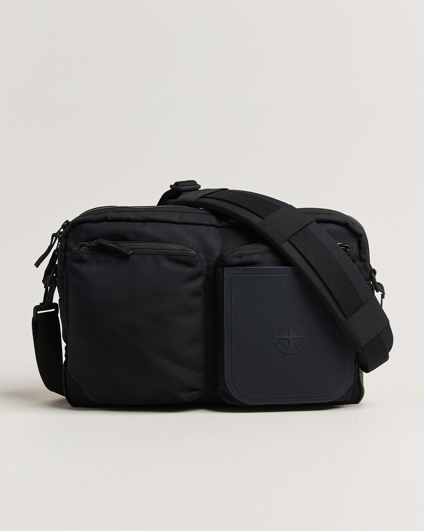 Men | Bags | Stone Island | Nylon Panama Shoulder Bag Navy Blue