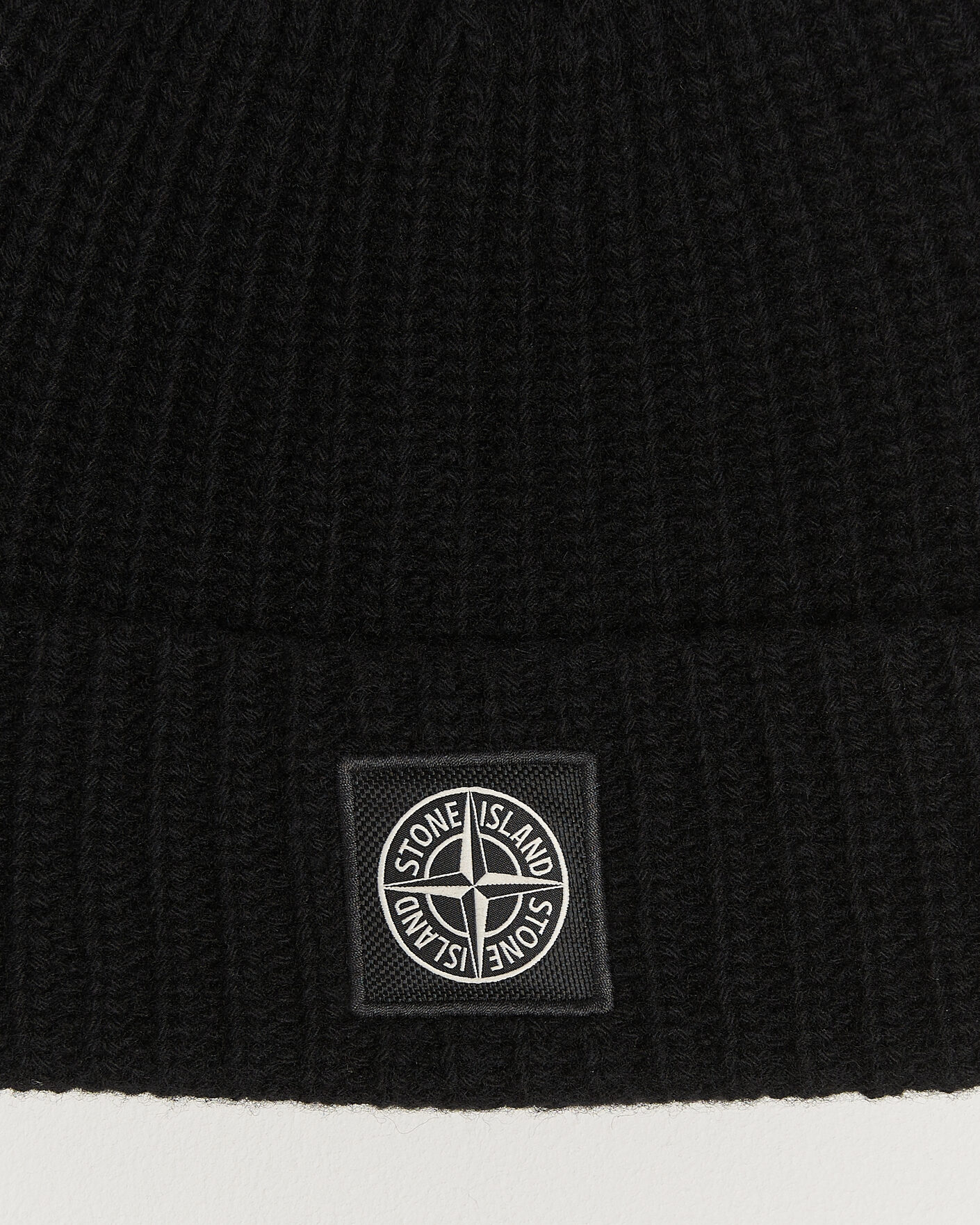 Men | Beanies | Stone Island | Geelong Wool Hat Black