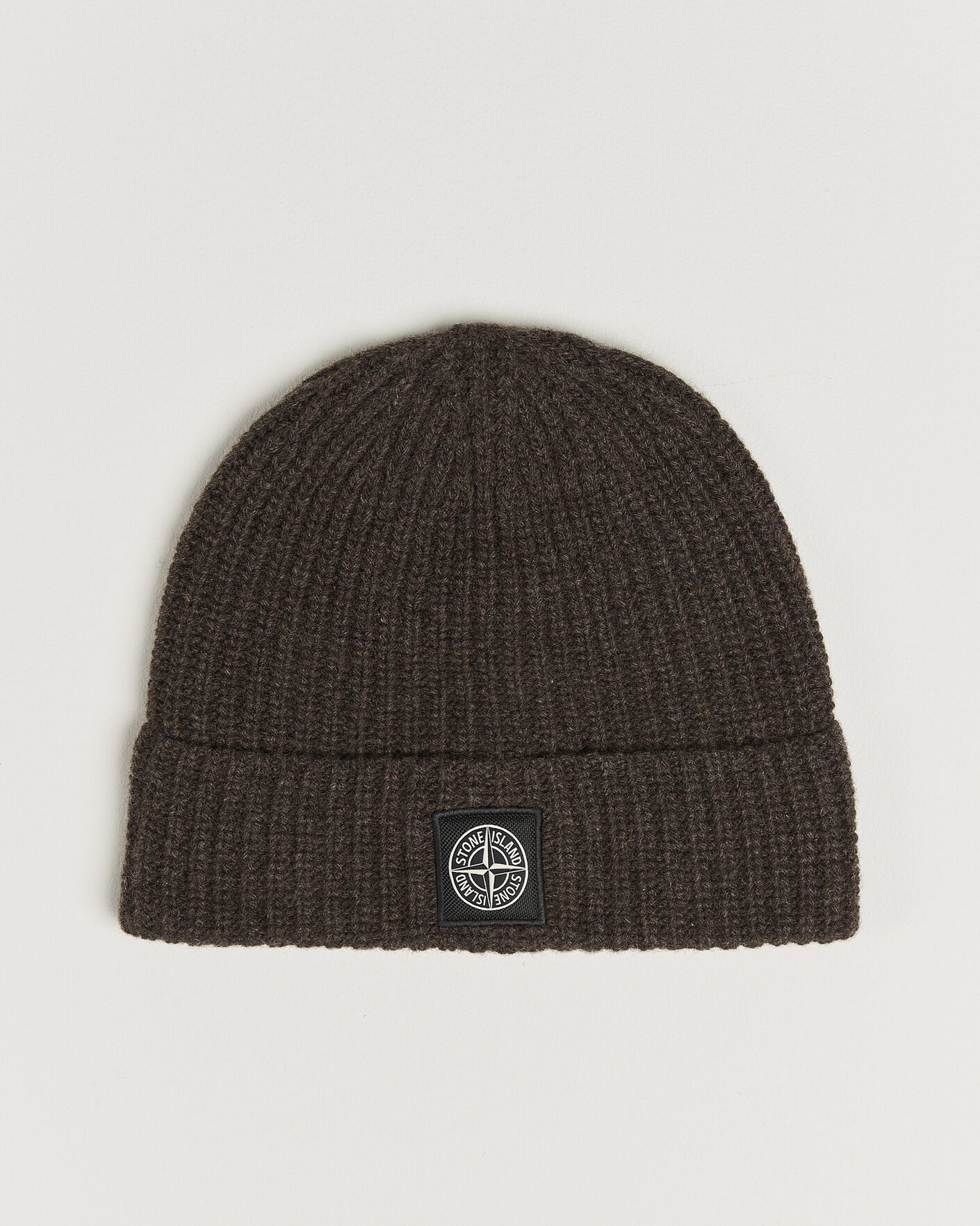 Men | Beanies | Stone Island | Geelong Wool Hat Melange Lead