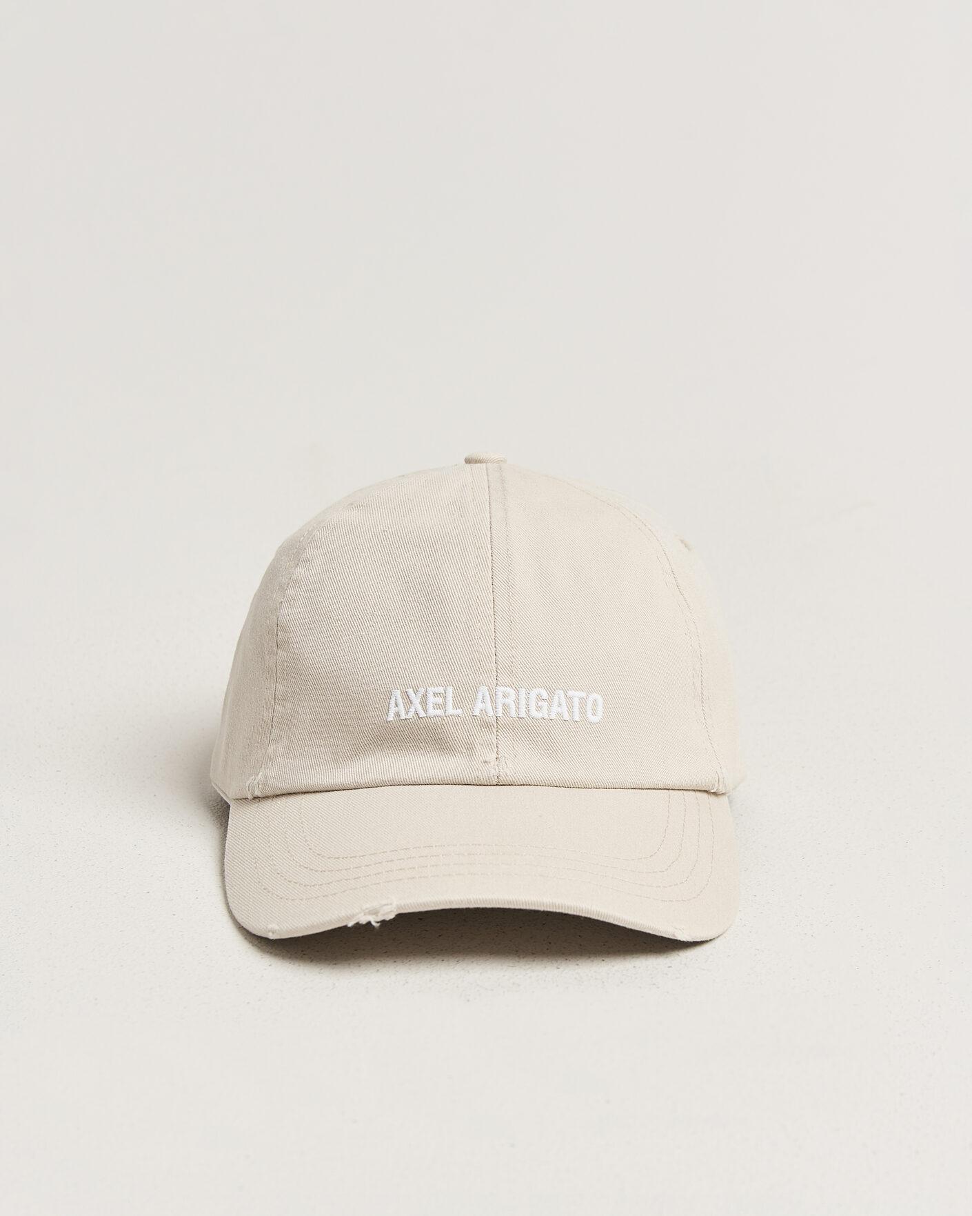 Men | Hats & Caps | Axel Arigato | AA Logo Cap Washed Beige