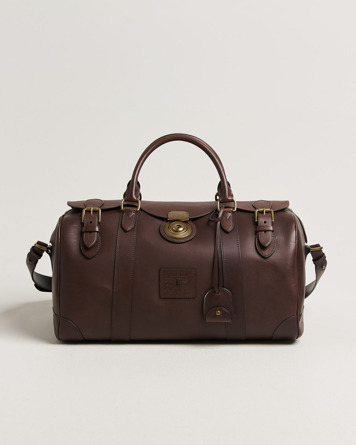 Men | Bags | Polo Ralph Lauren | Leather Duffle Bag Burnished Brown