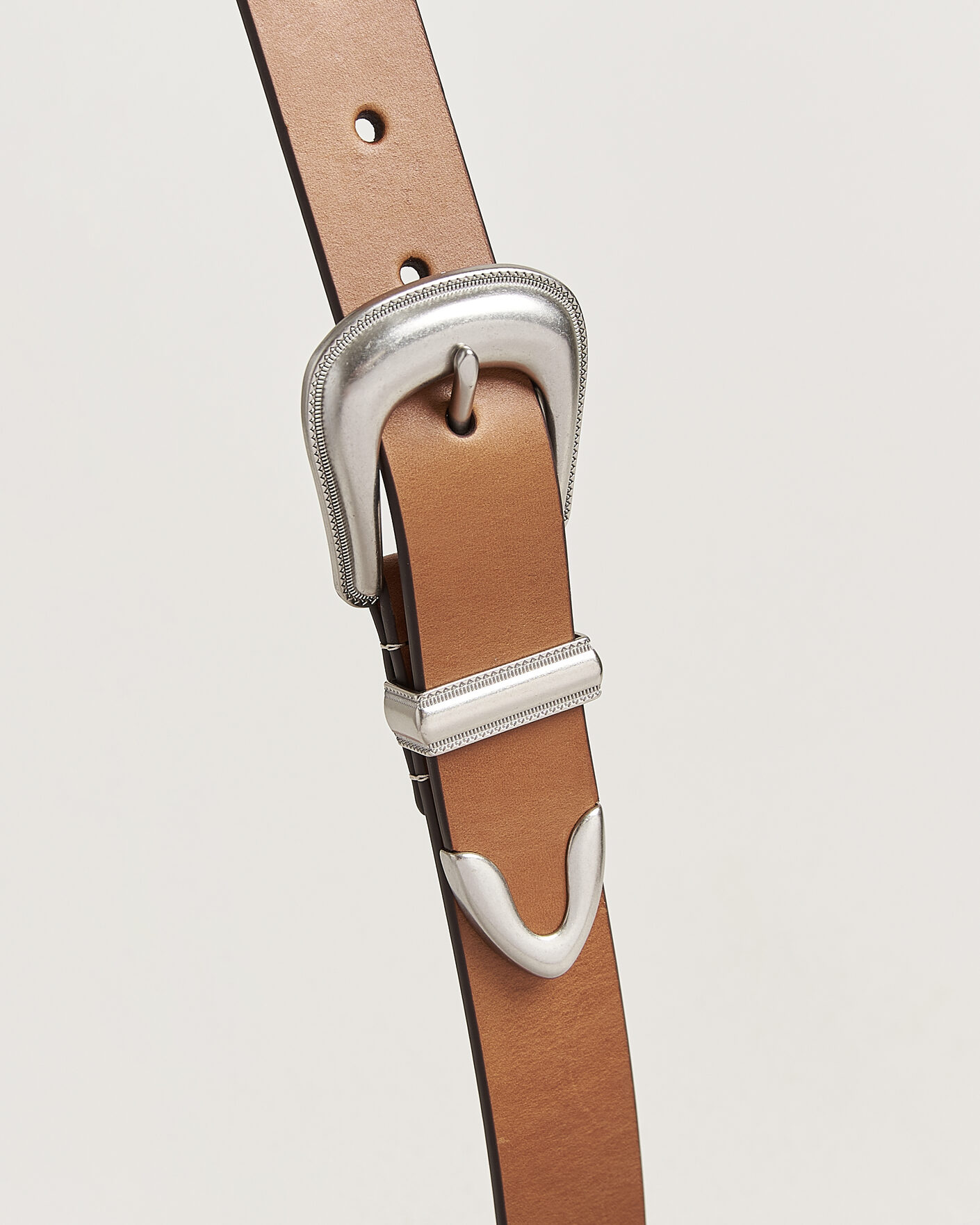 Men | Belts | Polo Ralph Lauren | Western Denim Belt Tan