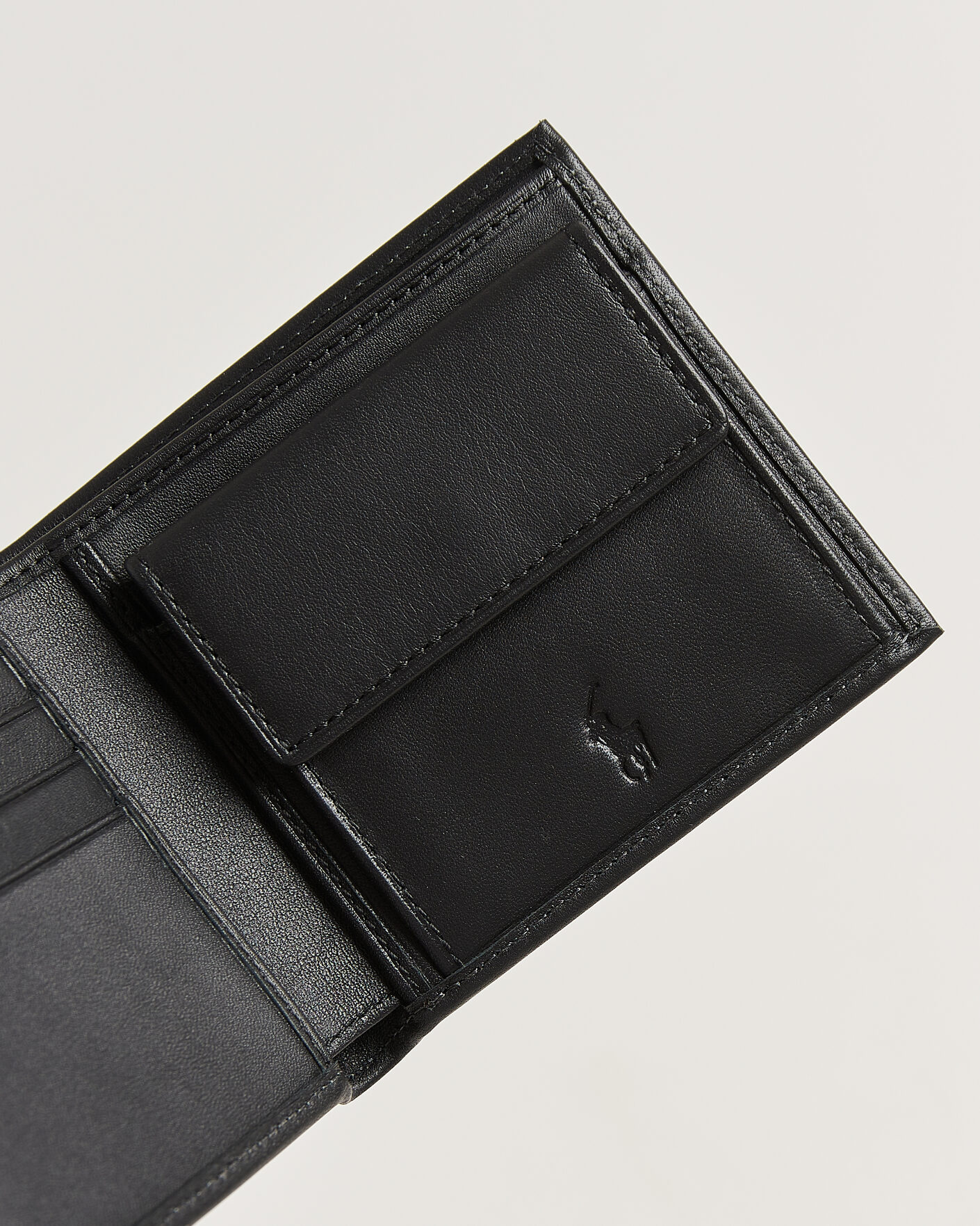 Men | Wallets | Polo Ralph Lauren | Smooth Leather Wallet Black