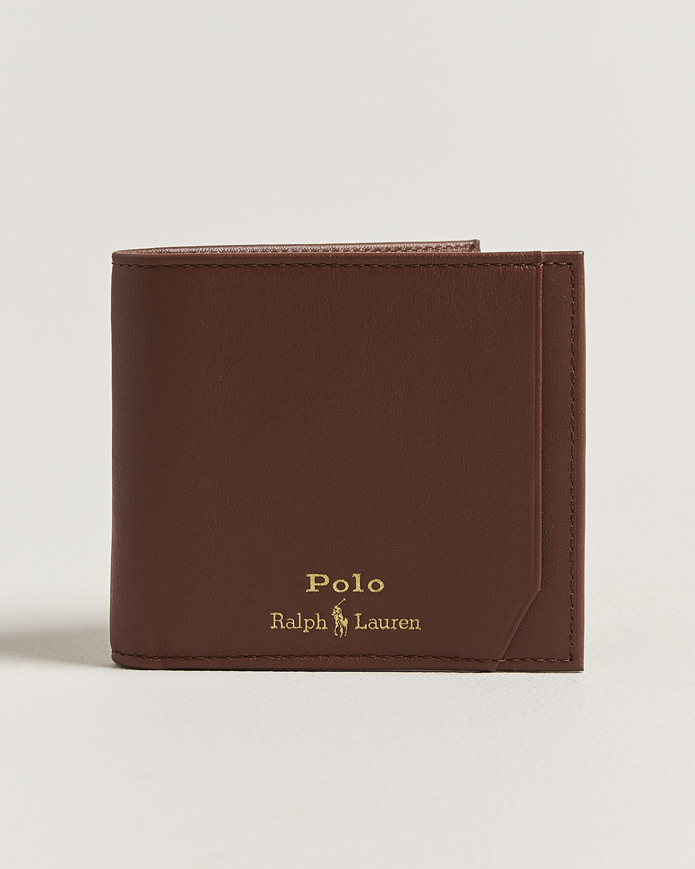 Men | Wallets | Polo Ralph Lauren | Smooth Leather Wallet Saddle