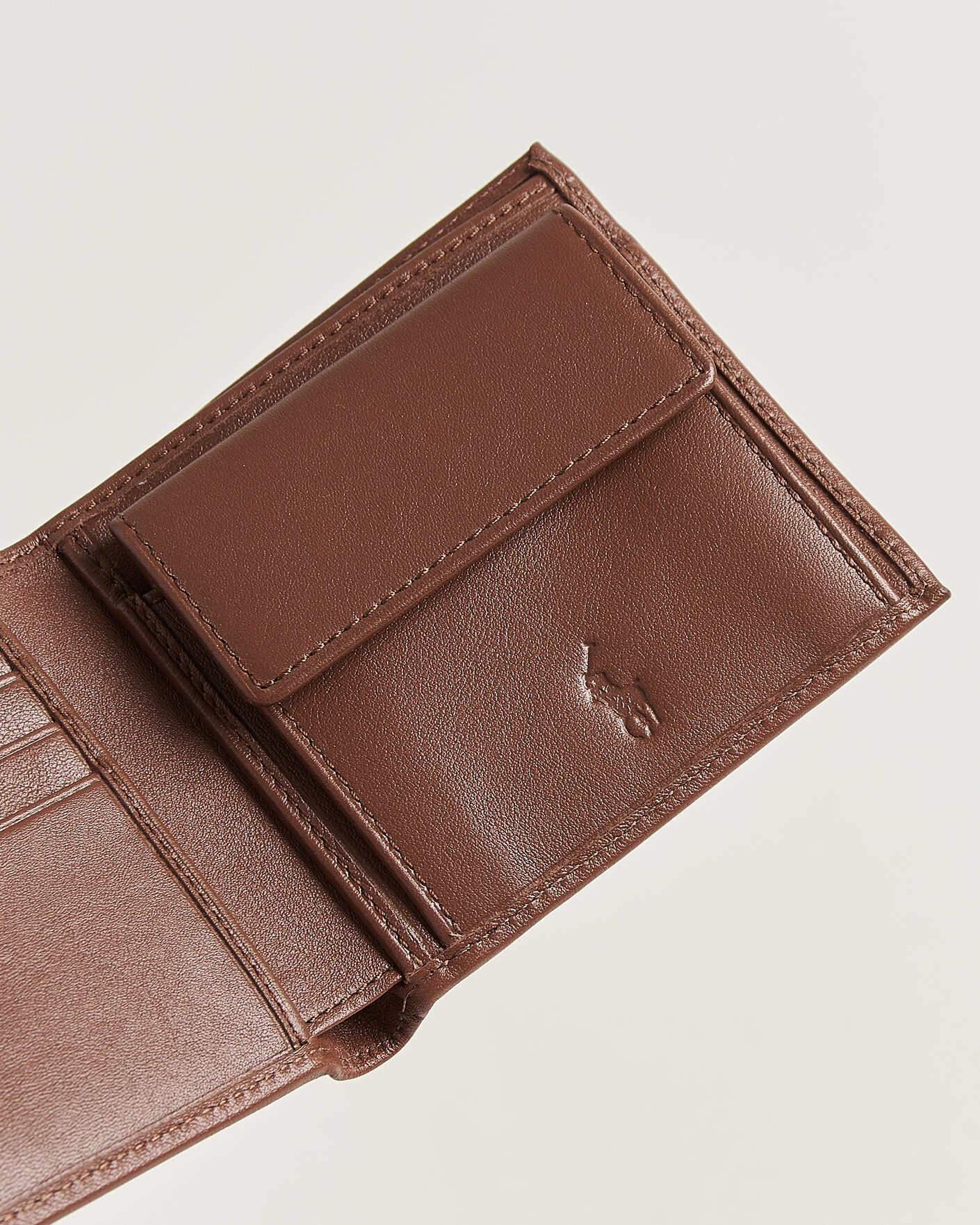 ラルフローレンSmooth LeatherWallet Polo Ralph Lauren Smooth Leather Wallet Saddle at CareOfCarl.com