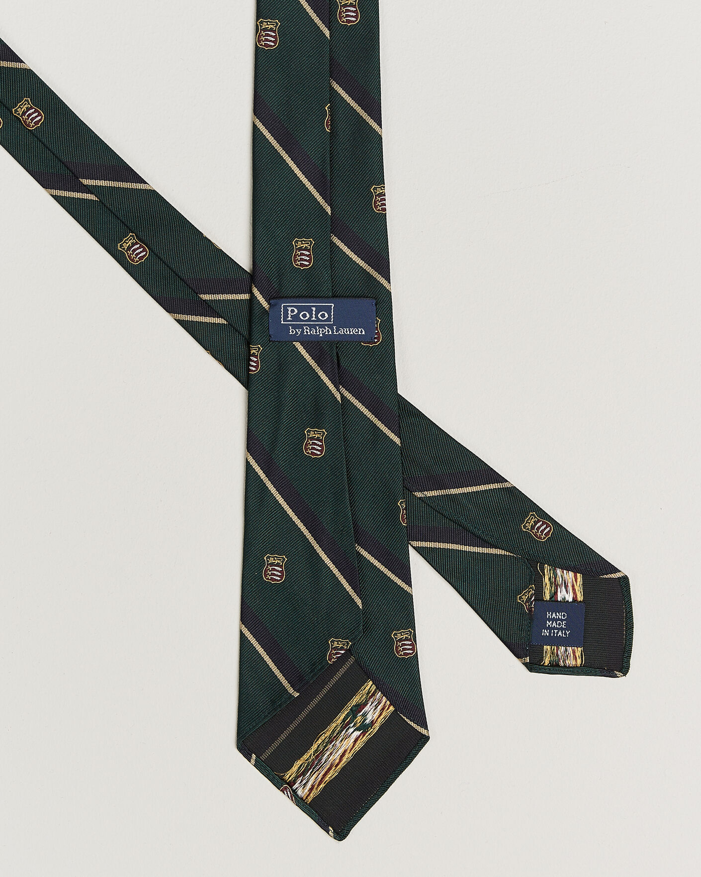 Men | Ties | Polo Ralph Lauren | Silk Club Sword Tie Dark Green