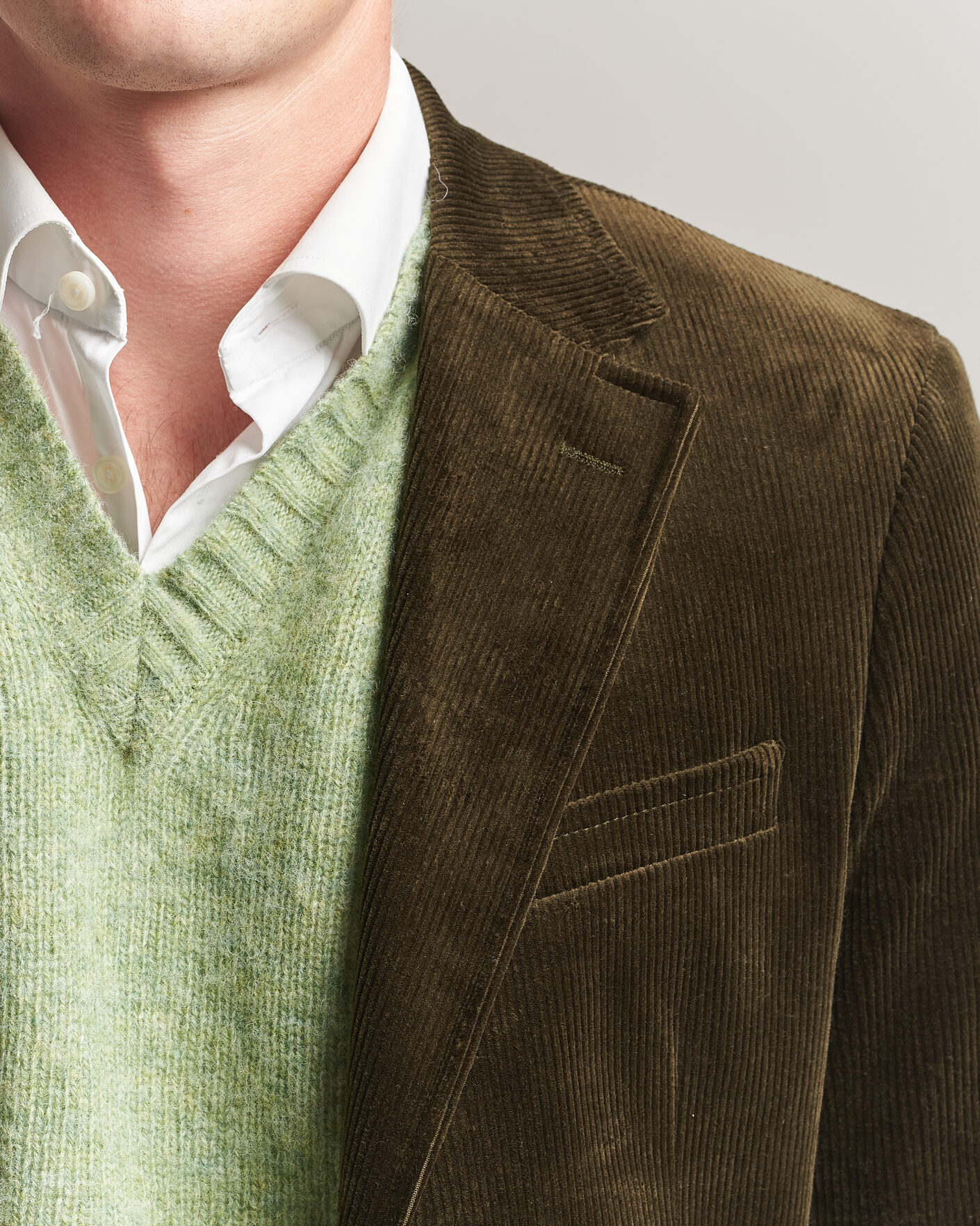 Men | Blazers | Polo Ralph Lauren | Single Breasted Corduroy Sportcoat Fall Olive