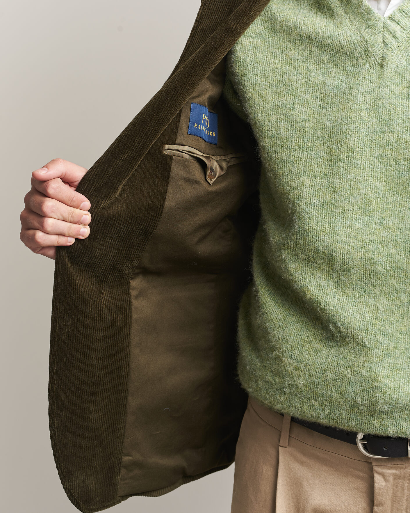 Men | Blazers | Polo Ralph Lauren | Single Breasted Corduroy Sportcoat Fall Olive