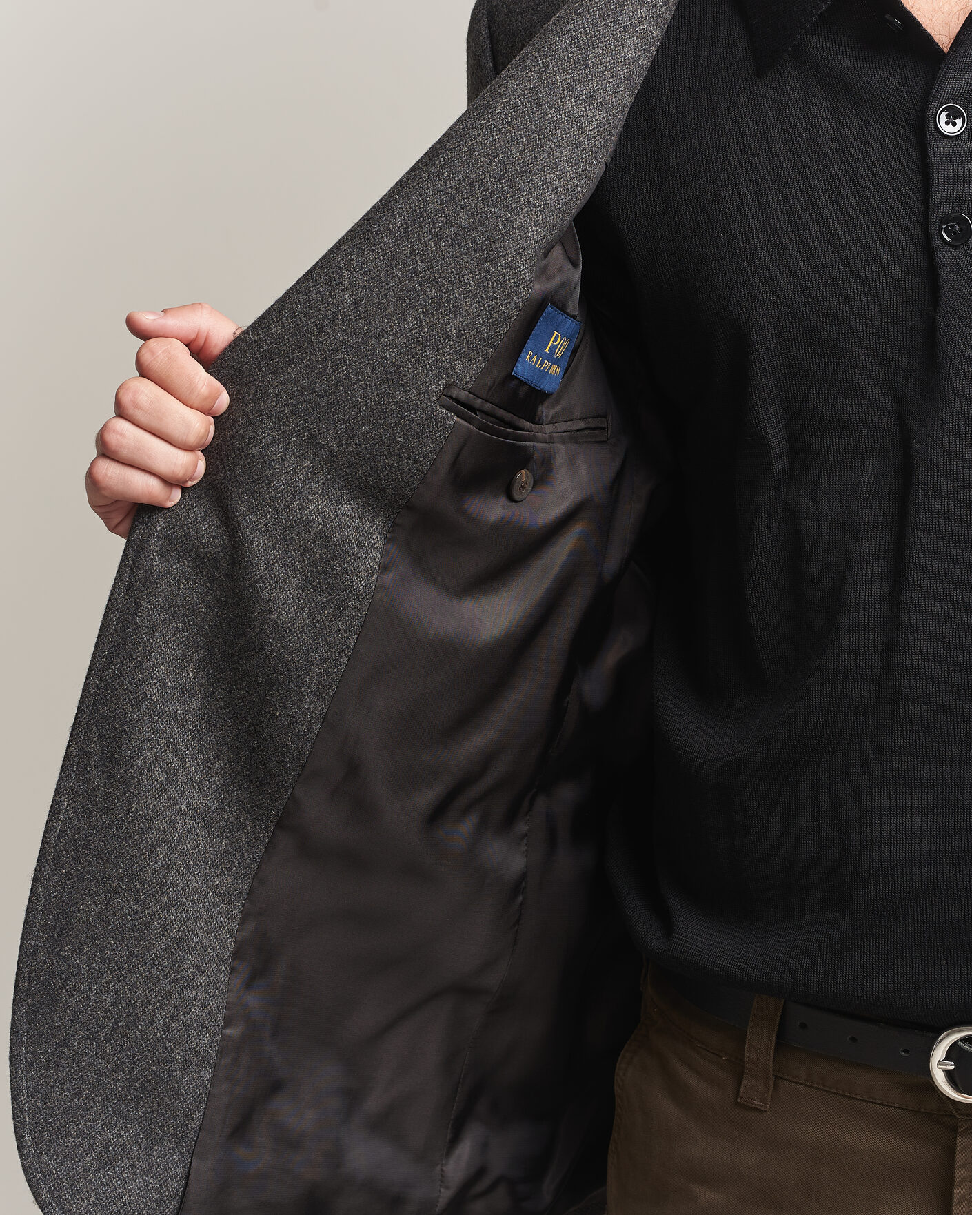 Men | Blazers | Polo Ralph Lauren | Tonal Broken Twill Sportcoat Charcoal