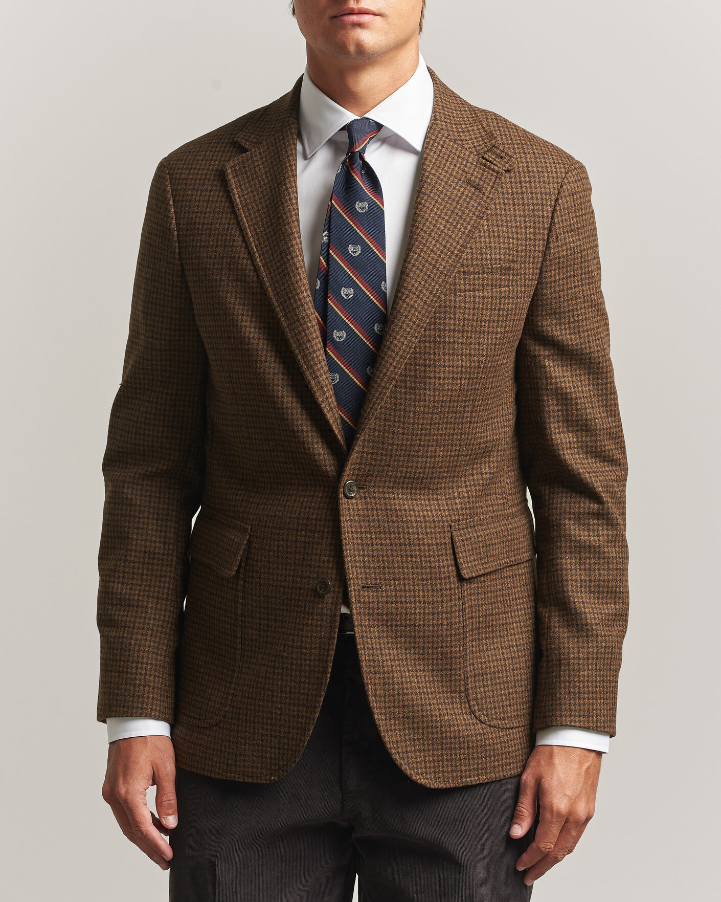 Men | Blazers | Polo Ralph Lauren | Guncheck Woven Sportcoat Brown/Olive